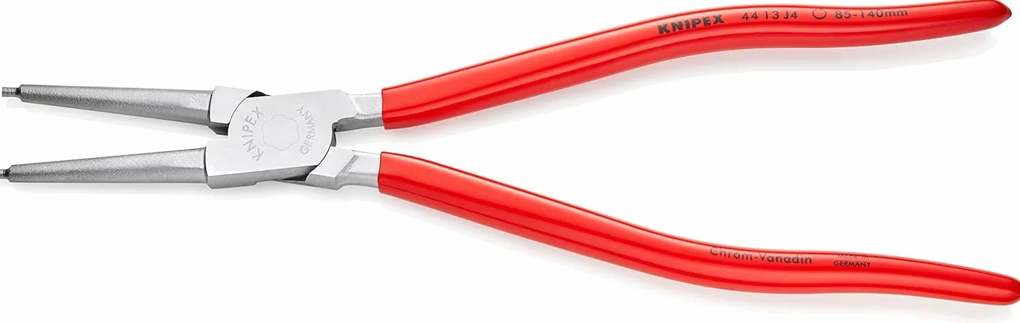 KNIPEX Szczypce do pierścieni osadczych sprężynujących do montażu pierścieni wewnętrznych w otworach chromowany z tworzywa sztucznego, 44 13 J4