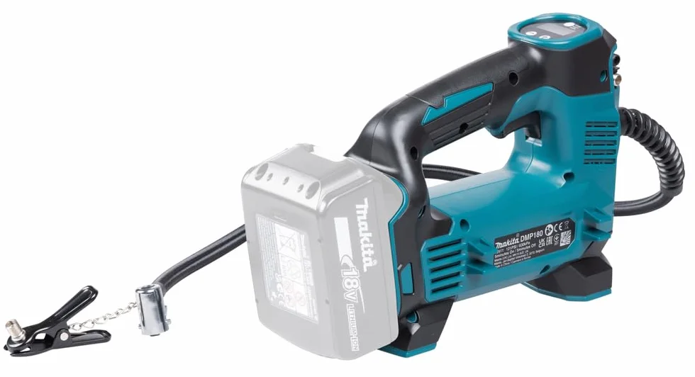 Makita DMP180Z Kompresor, Niebieski/Czarny, 12 l