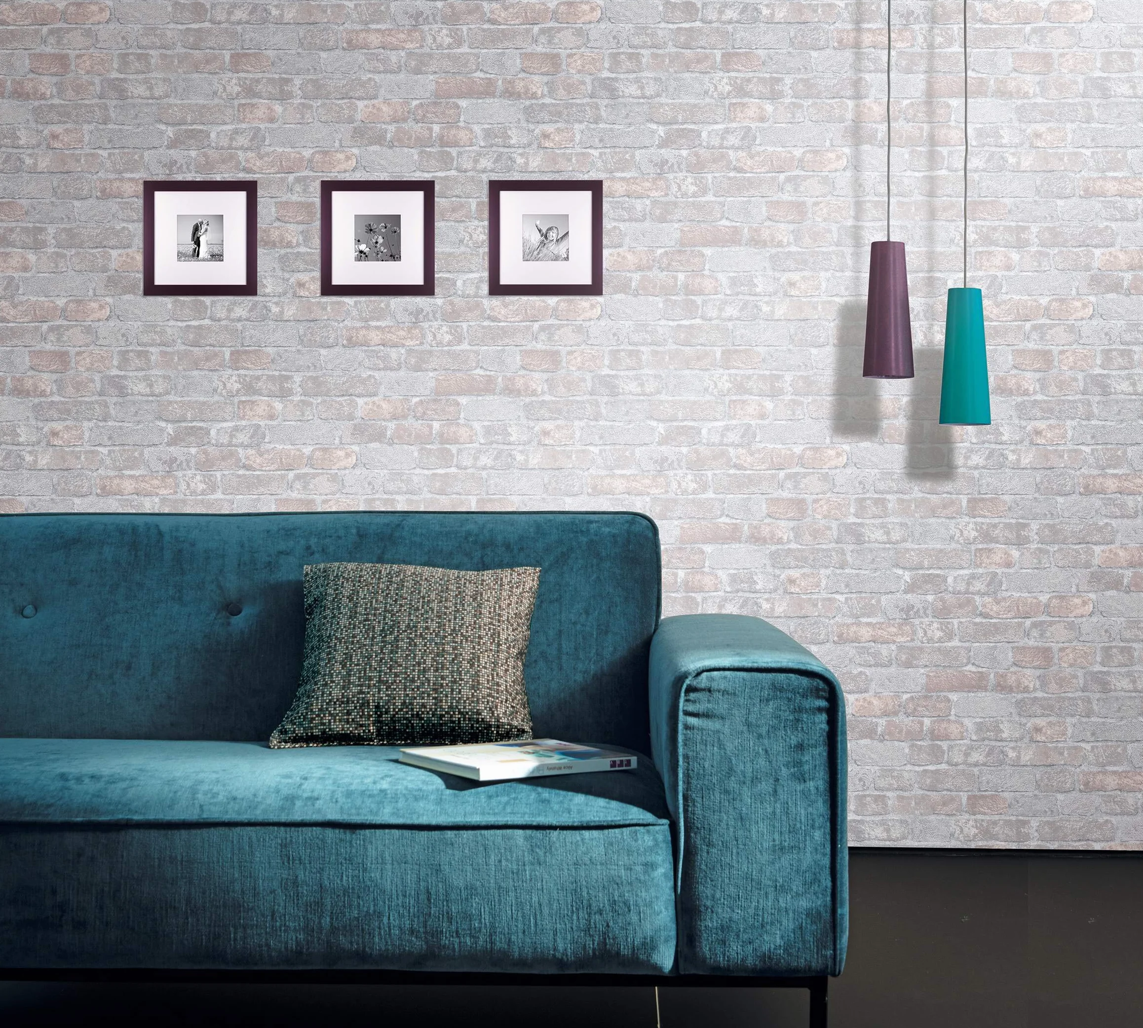 tapeta kamień 3D szara brązowa cegła efekt rustykalny do sypialni salonu lub kuchni tapeta efekt kamienia 10,05m x 0,53m 58410 marburg