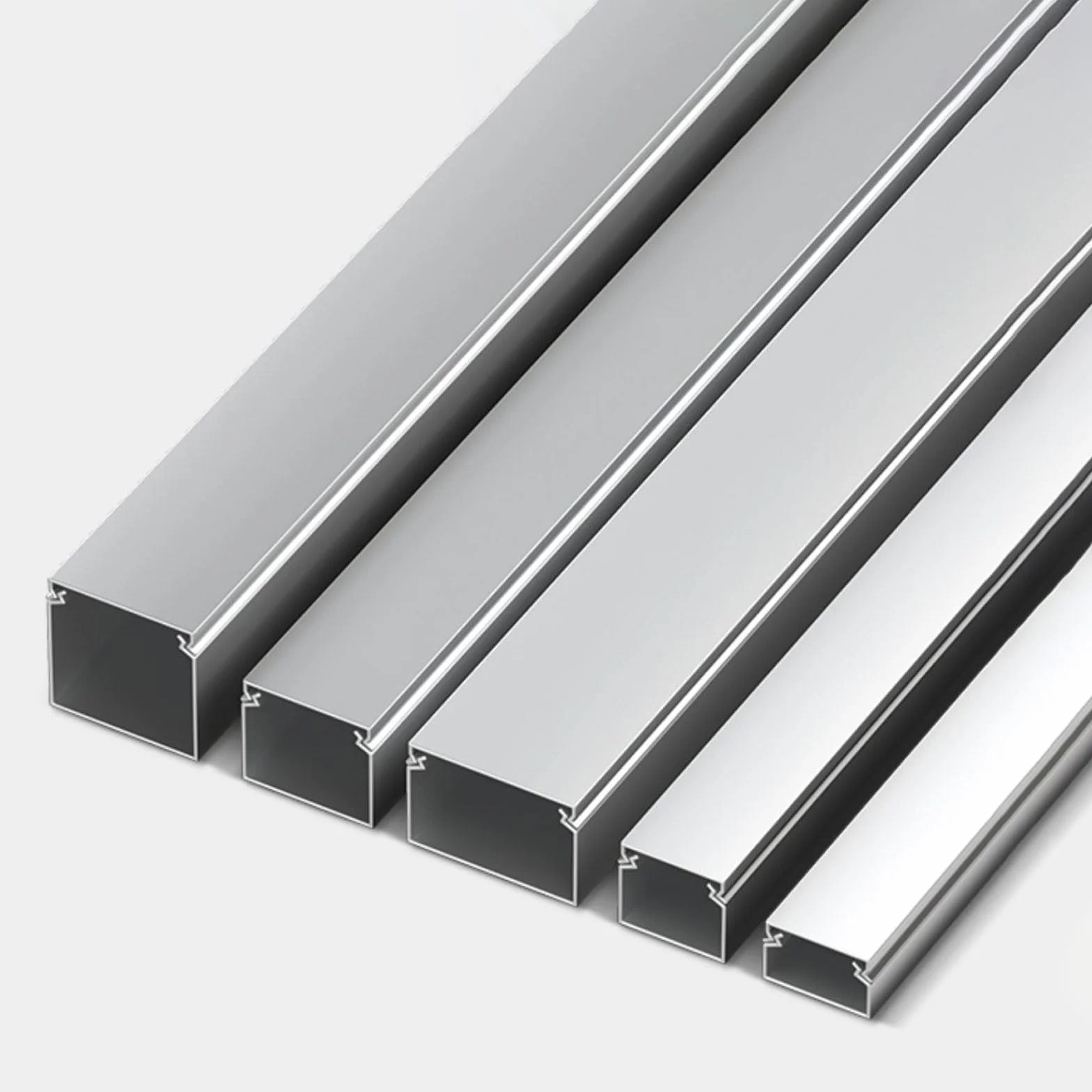 Aluminiowy kanał kablowy dekoracyjny głośnik ogranicznik drutu malowalna osłona kabla kwadratowy kanał do zarządzania kablami do domu i biura korektor przewodów elektrycznych schludne i uporządkowane