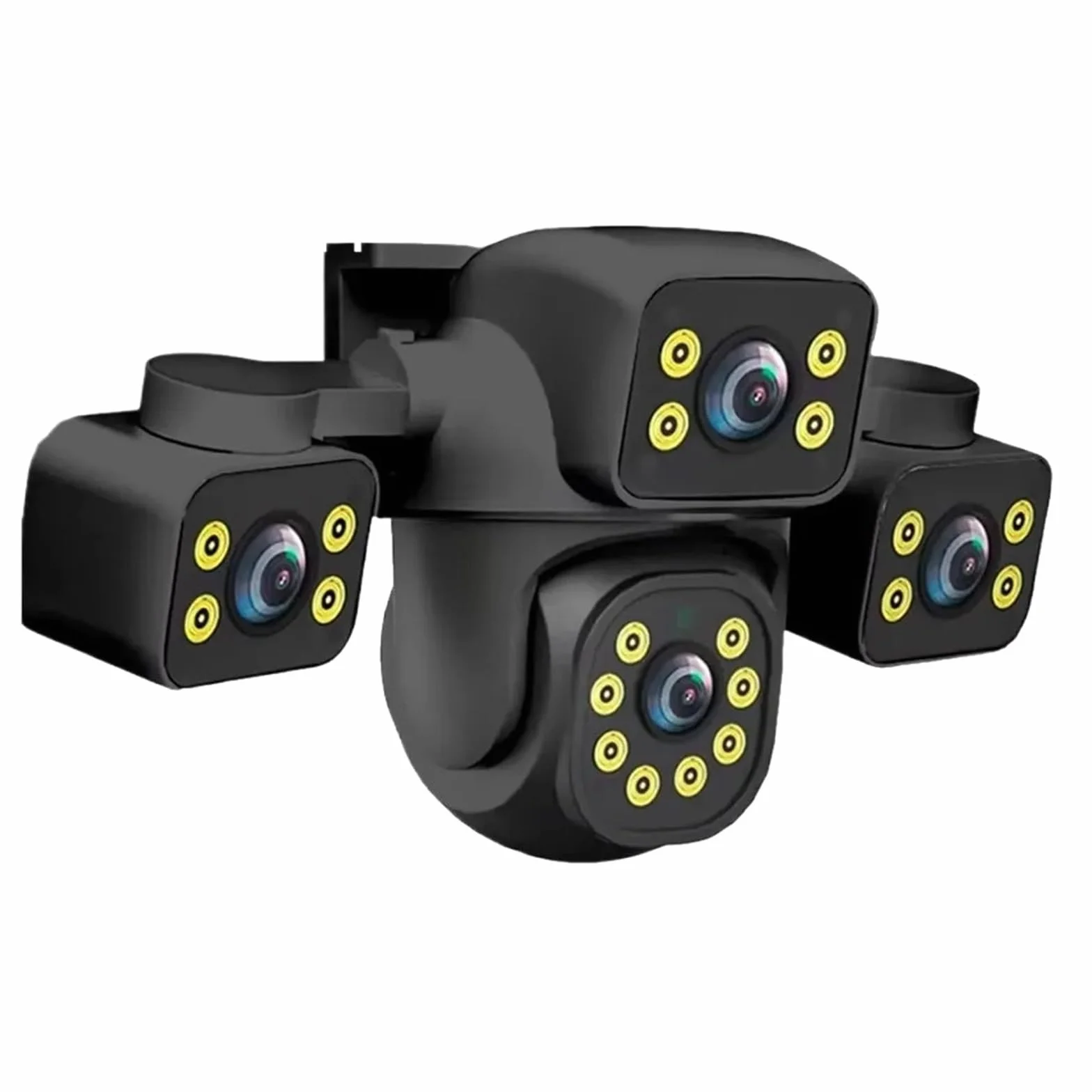 Nadzór wideo z 3 obiektywami Kamera 15MP Sieć Wi-Fi Kamera CCTV Bezprzewodowy Monitor 360° Zewnętrzne wodoodporne kamery bezpieczeństwa | 15MP WIFI NO Card