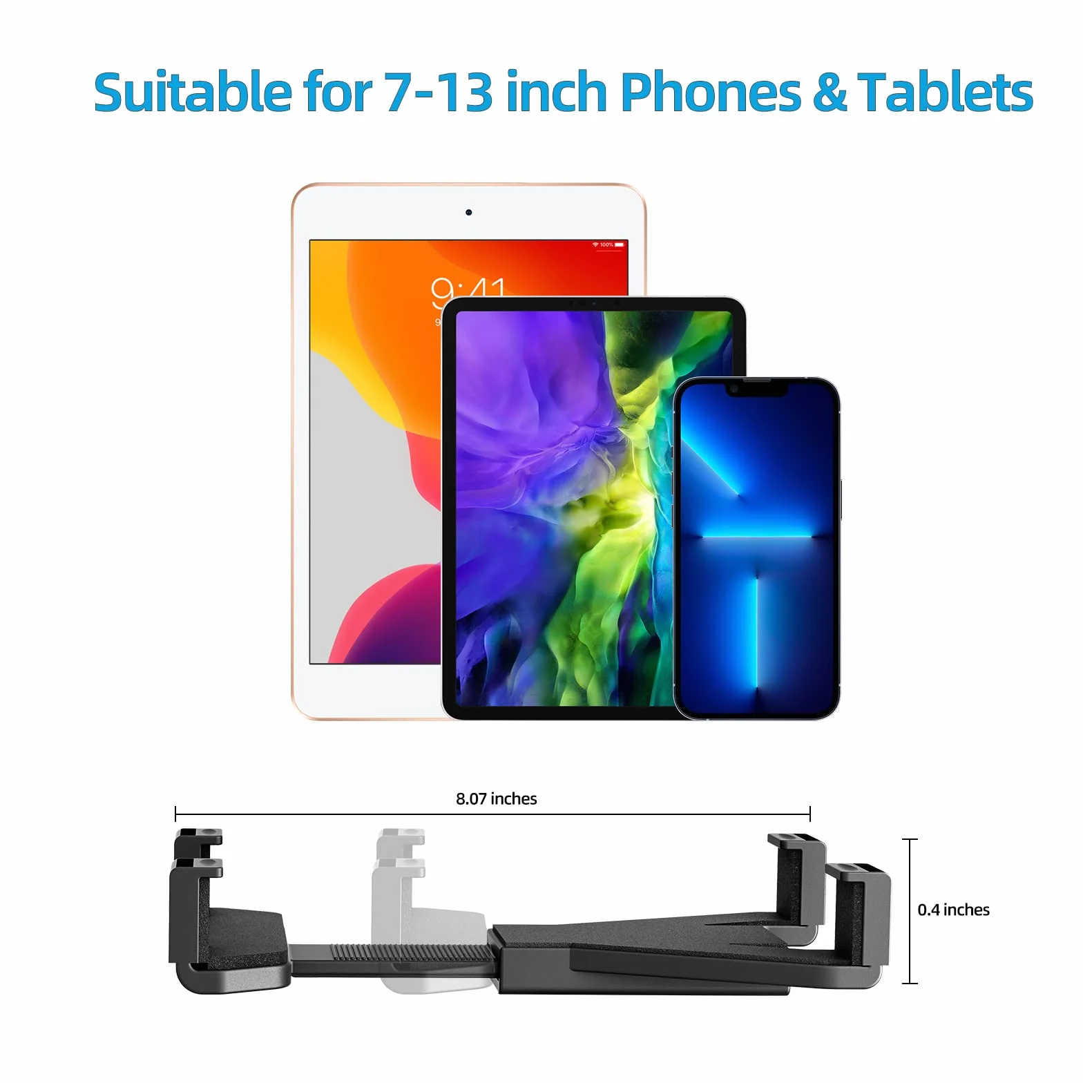 OHLPRO Uchwyt Na Tablety z Wiertaną Podstawą 7-11,5 cala iPad Samsung Galaxy