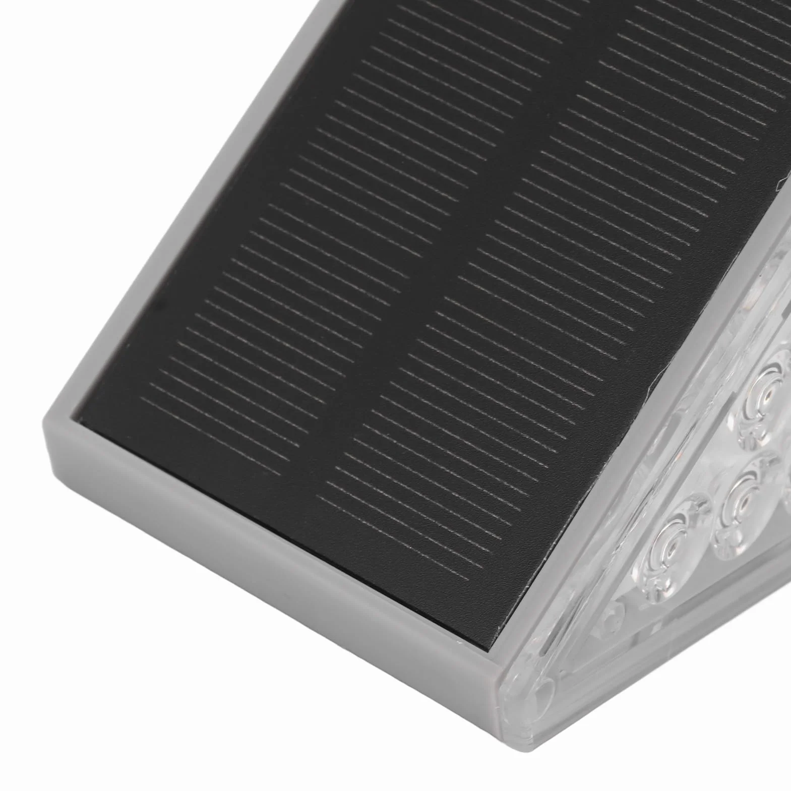 2 Zestawy Solarne Oświetlenie Schodka Dekoracyjne Oświetlenie Ogrodu Wodoodporne Oświetlenie Stóp do Altanki Ogrodowej na Zewnątrz, Oświetlenie Dekoracyjne do Altanki