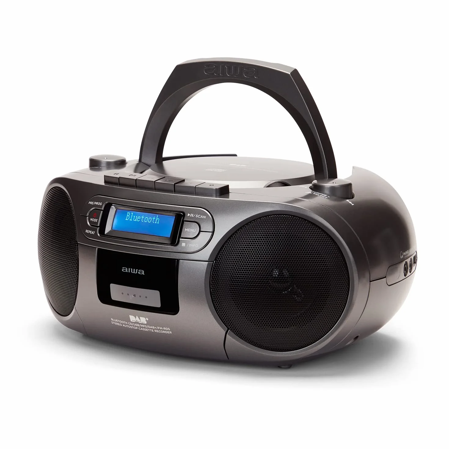 BOOMBOX RADIOODTWARZACZ DAB+, CD/MP3, USB, BT, AUX IN - AIWA BBTC-660DAB/MG