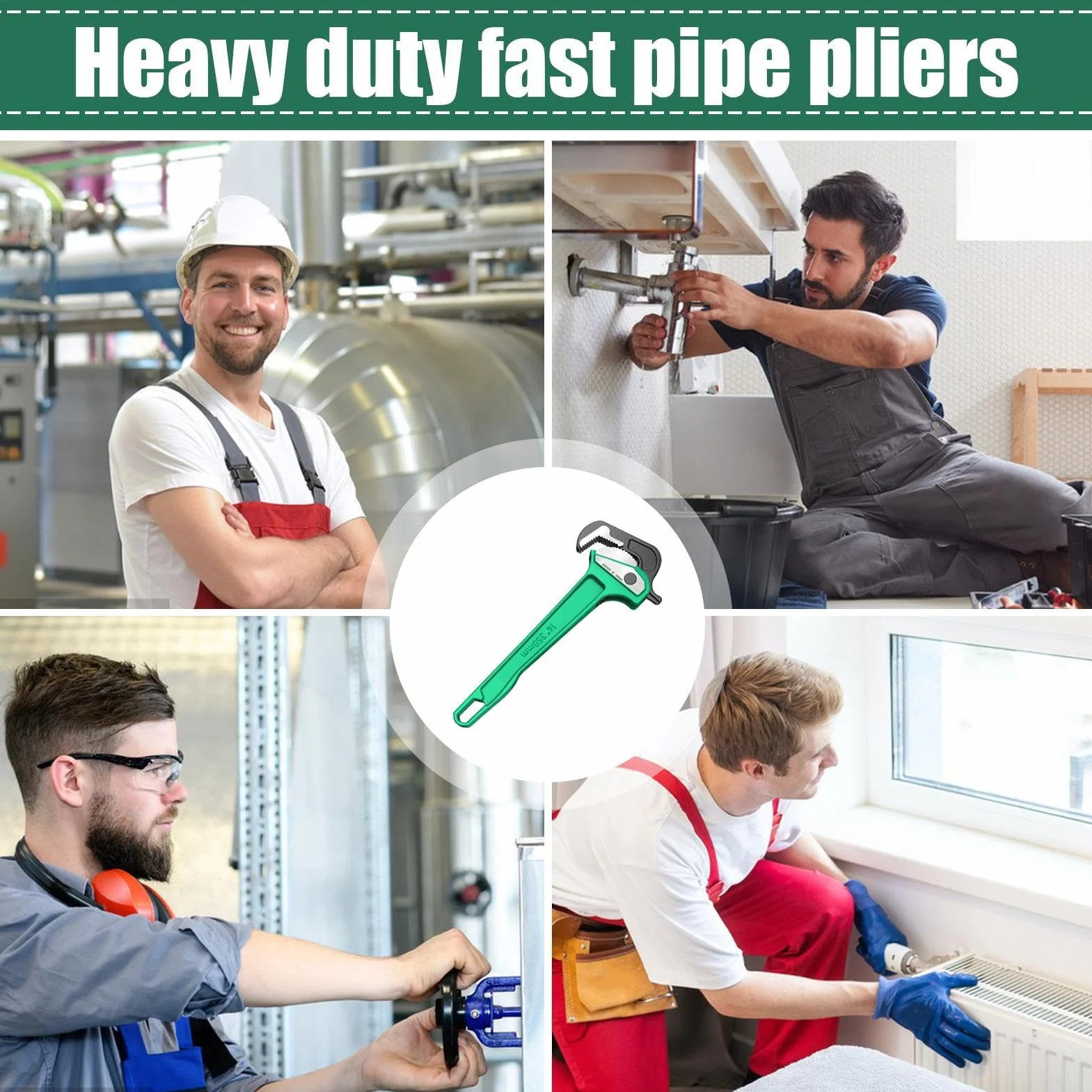 Klucze Rurkowe, Uniwersalne Szczypce Hydrauliczne Do Ciężkich Zadań, Narzędzia do Prac Hydraulicznych dla Hydraulików, Do Wanny Prysznica Toalety Zaworu Pompy Węża I Odpływu