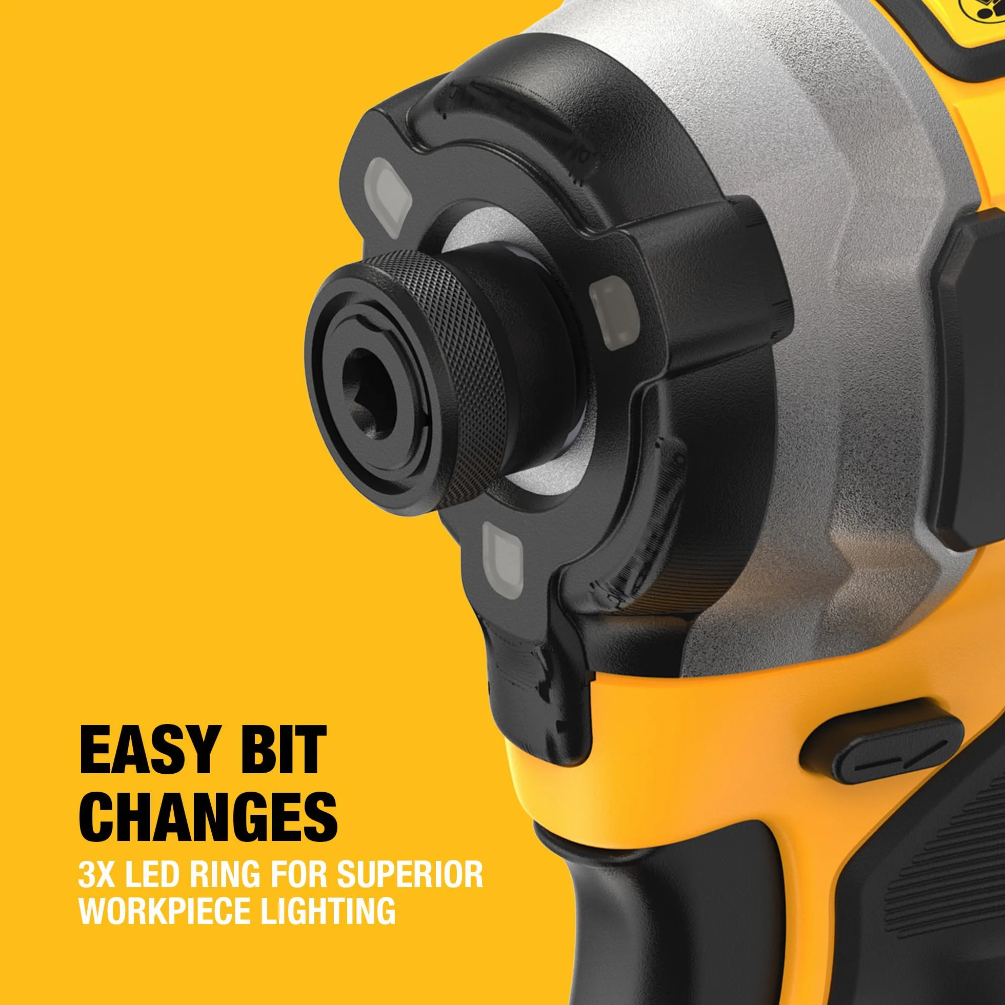 Dewalt XR Brushless DCF850N-XJ Wkrętarka 20x15x10 cm Czarny Żółty