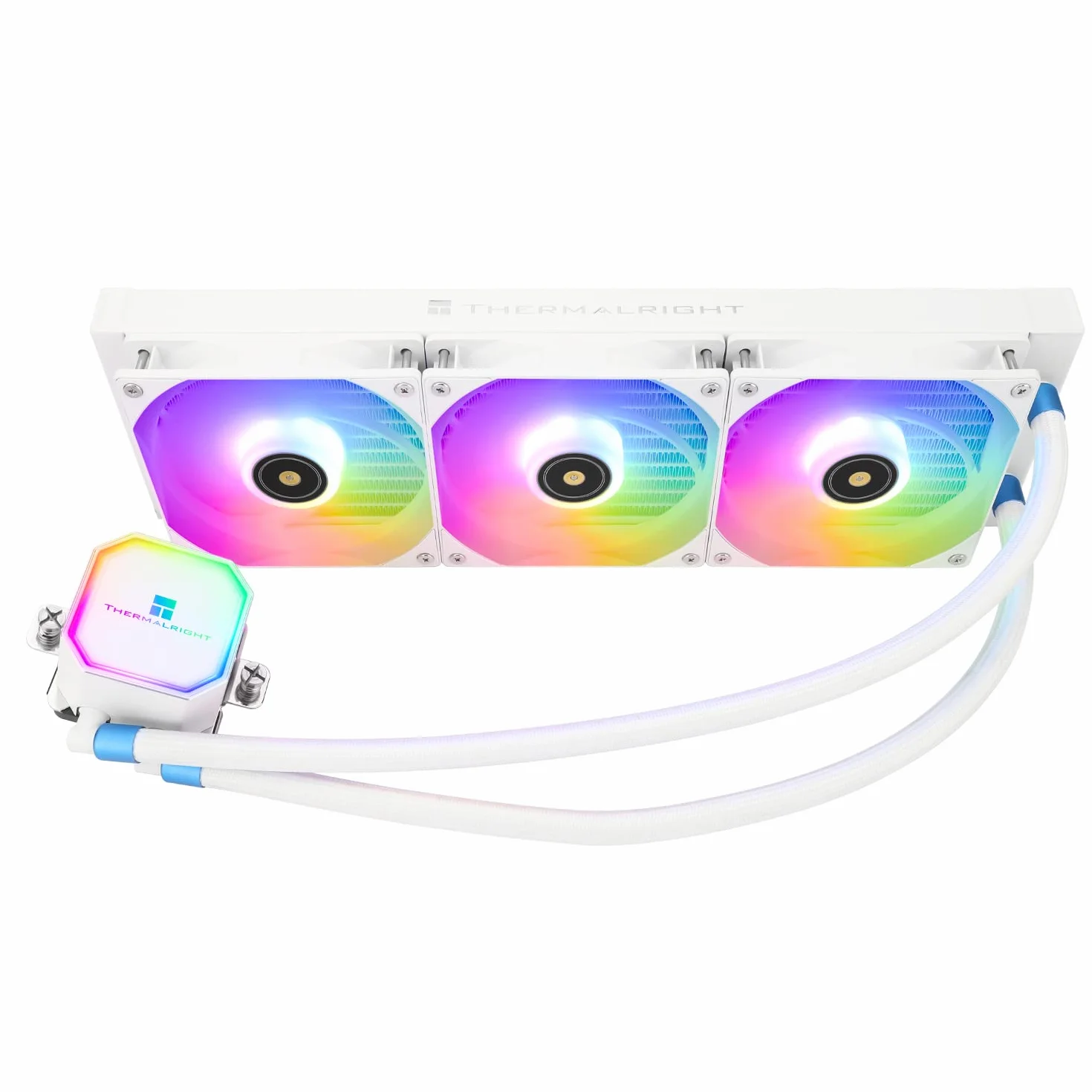 Thermalright Frozen Prism 360 Biały ARGB Cieczochłodny Radiator CPU z 120mm ARGB PWM Wentylatorem, Radiator Komputerowego dla AM4/AM5, Intel lga1700/1851/1150/1151/1200/2011