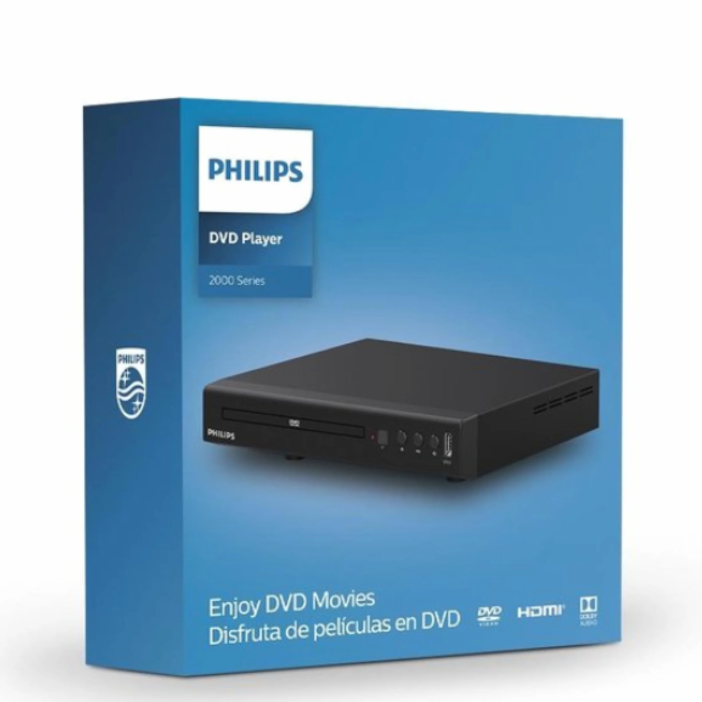 PHILIPS Odtwarzacz DVD TAEP200/12 Czarny 22,5x19,6x4,3cm
