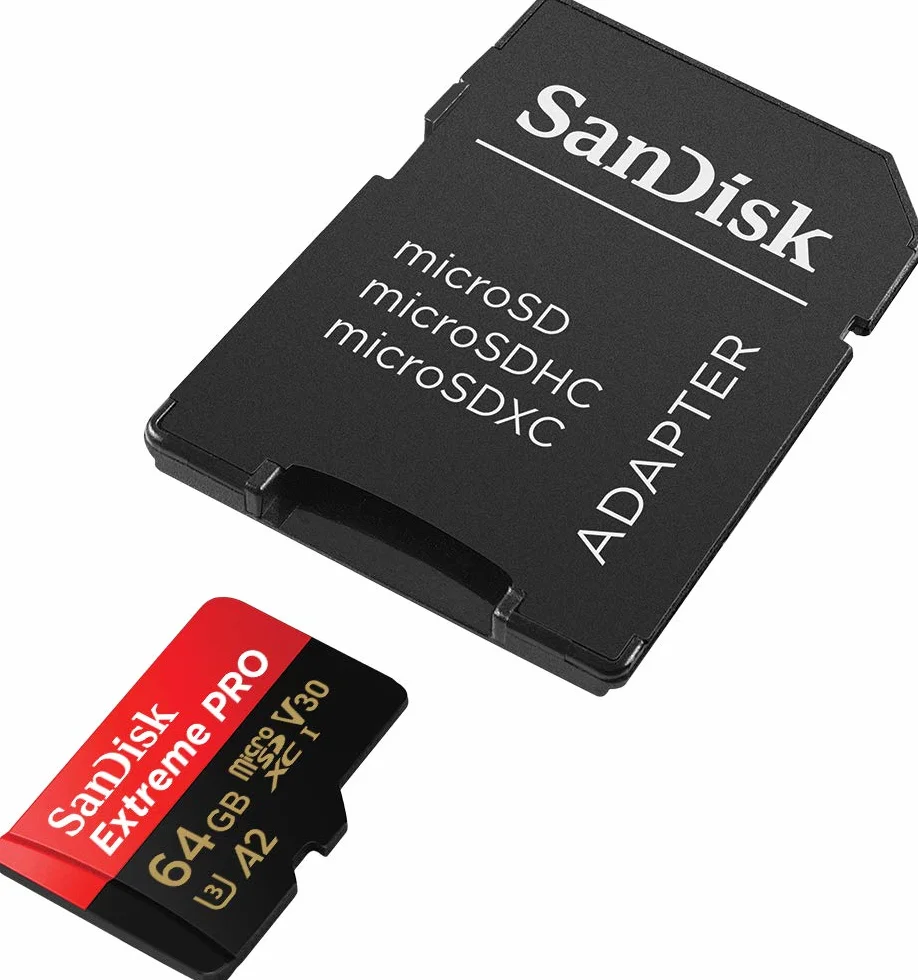 Sandisk Extreme Pro SDSQXCU-064G-GN6MA Karta Micro Sd, Czarny, 64 GB