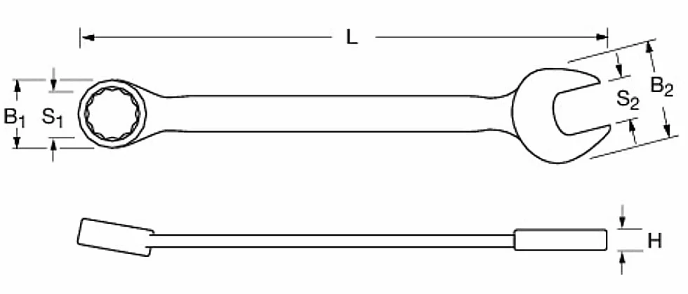 PROXXON 23905 Klucz płasko-oczkowy SlimLine rozmiar 5,5 mm