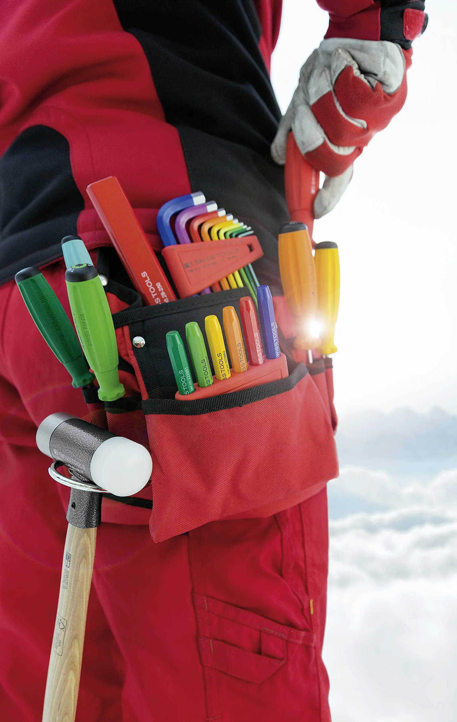 Wkrętaki płaskie w uchwycie ściennym Multicraft PB Swiss Tools 6249, zestaw 6-częściowy