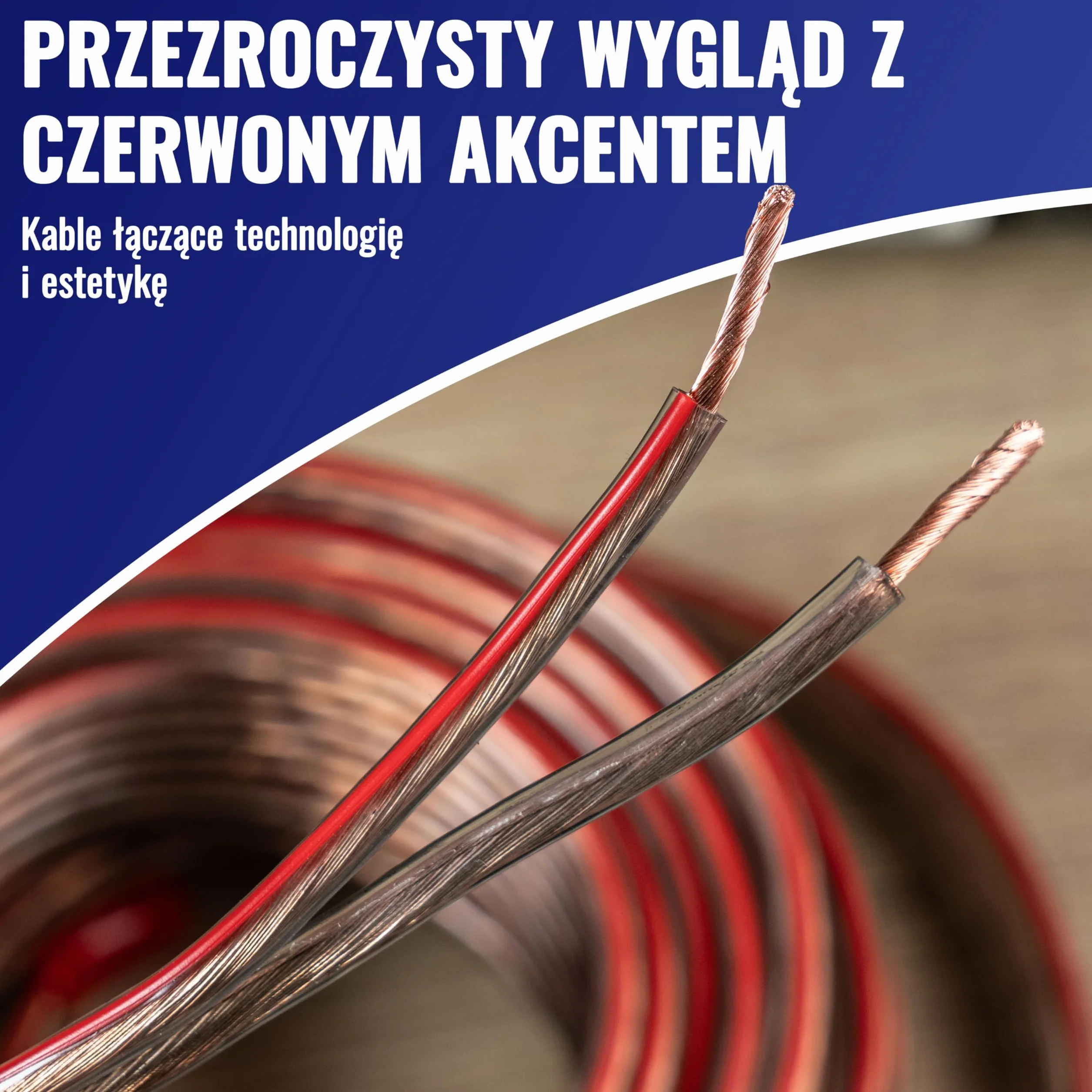 Poppstar kabel głośnikowy 15 m 2x2,5 mm² OFC 99,99%