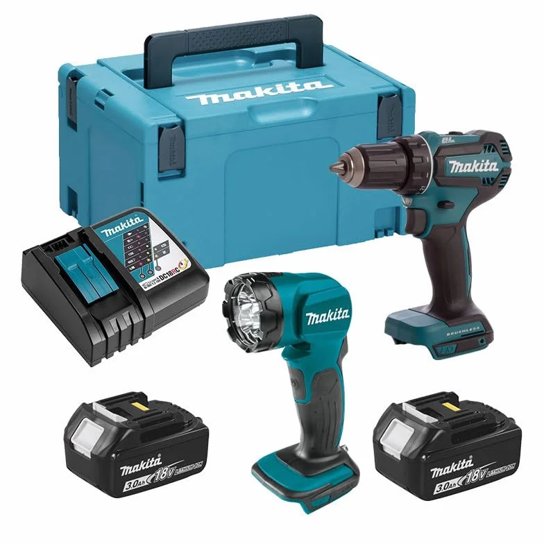 Zestaw narzędzi akumulatorowych 2 18V LXT (2x3,0 Ah) (DDF485 + DML815) - MAKITA DLX2349J