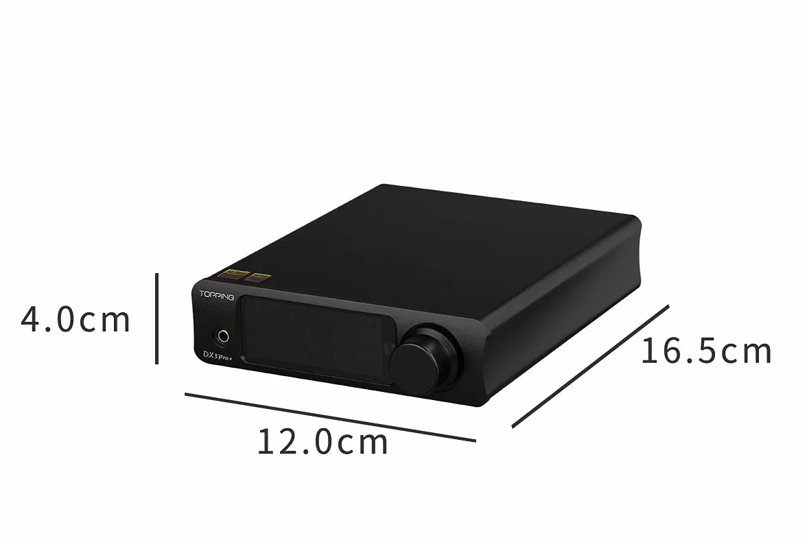 Topping DX3 Pro+ ES9038Q2M DAC AMP Bluetooth 5.0 LDAC DSD512 wzmacniacz słuchawkowy srebrny