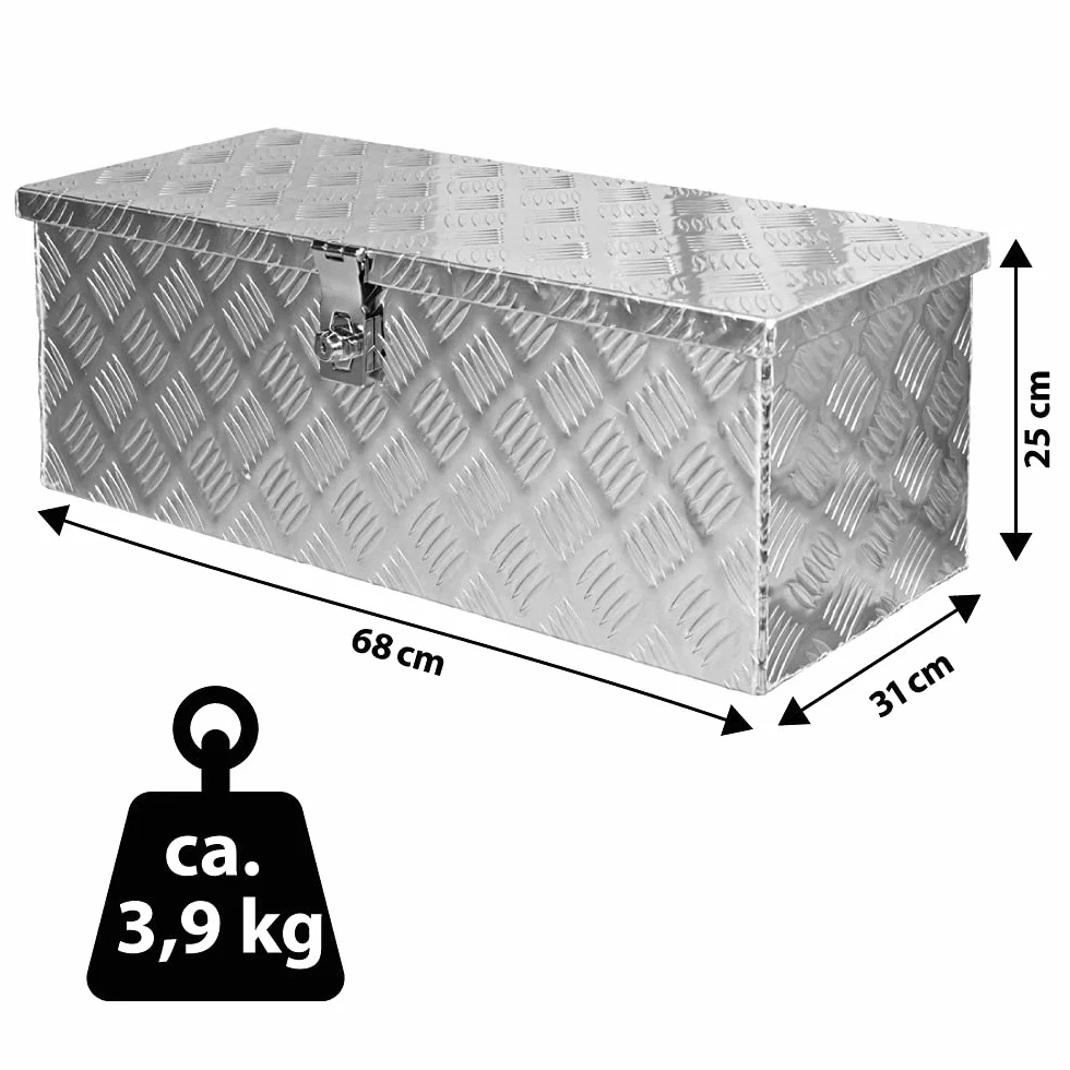 Trucky Truckbox skrzynka narzędziowa skrzynka narzędziowa skrzynka na przyczepę aluminiowa skrzynka na dyszel D050