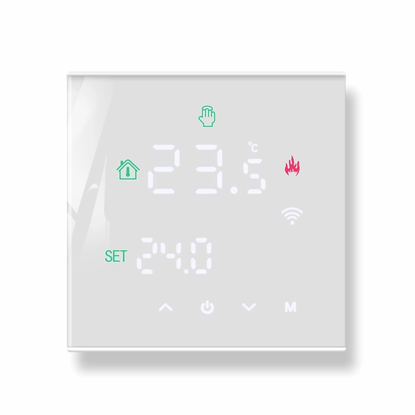 Inteligentny termoregulator domowy Ciepły termostat podłogowy do ogrzewania elektrycznego Regulator temperatury Kocioł gazowy OszczęDza Energię I Koszty Ogrzewania(TGW60W-WIFI-WP)