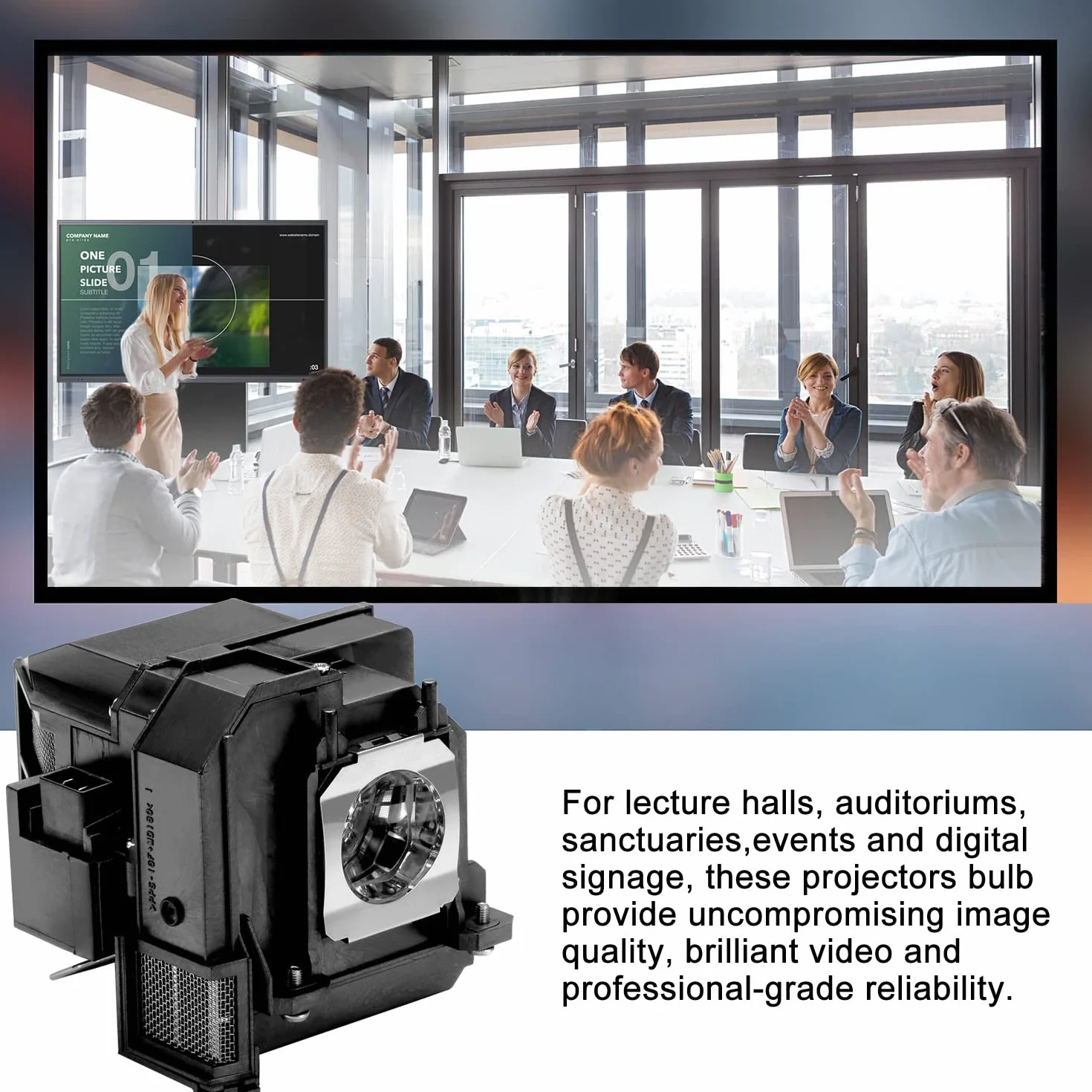Epson ELPLP80 ELPLP79 ELPLP90 projektor wideo do POWERLITE EB-580 EB-585W EB-570 EB-575W 670 675W 590WT 595WT 1420WT 1430WT BRIGHTLINK 585Wi 595Wi 1420Wi 1430Wi 575Wi 675Wi 680Wi