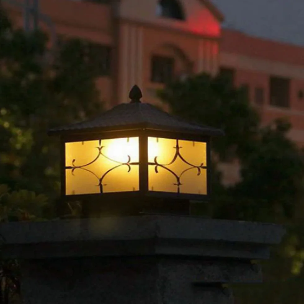 Lampy solarne, Oprawa Oświetleniowa Z Przewodową Latarnią Wejściową Do Korytarza(Dark,20cm)