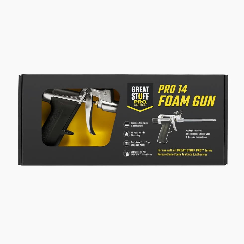 Great Stuff 99046685 Pro 14 pistolet do dozowania pianki Pro 14 pistolet do dozowania pianki, srebrny
