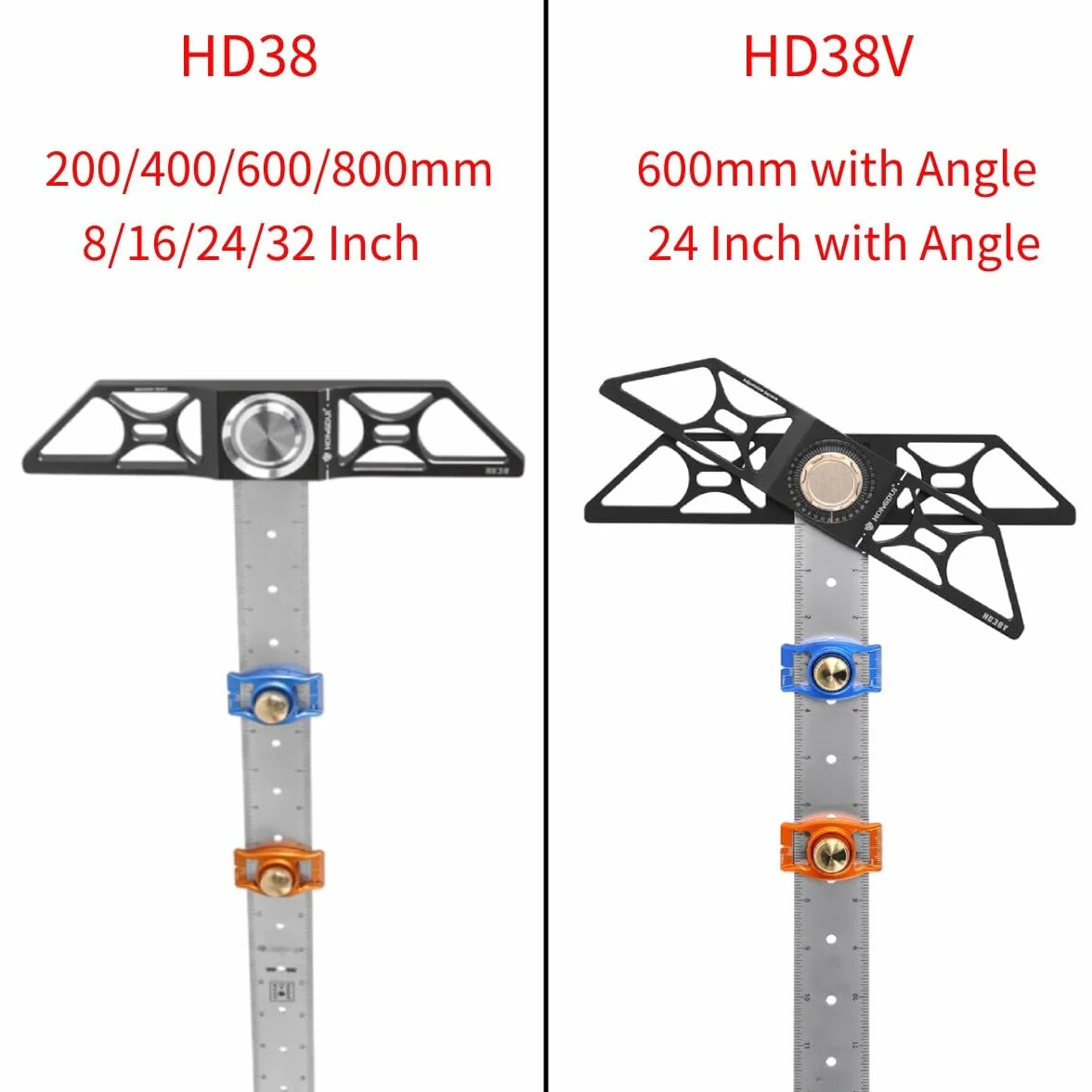 VIDOO Hooked On Wood Line Master HD38 True Mark Linijka HD38V Regulowany Rysik Stalowy-32 Cal