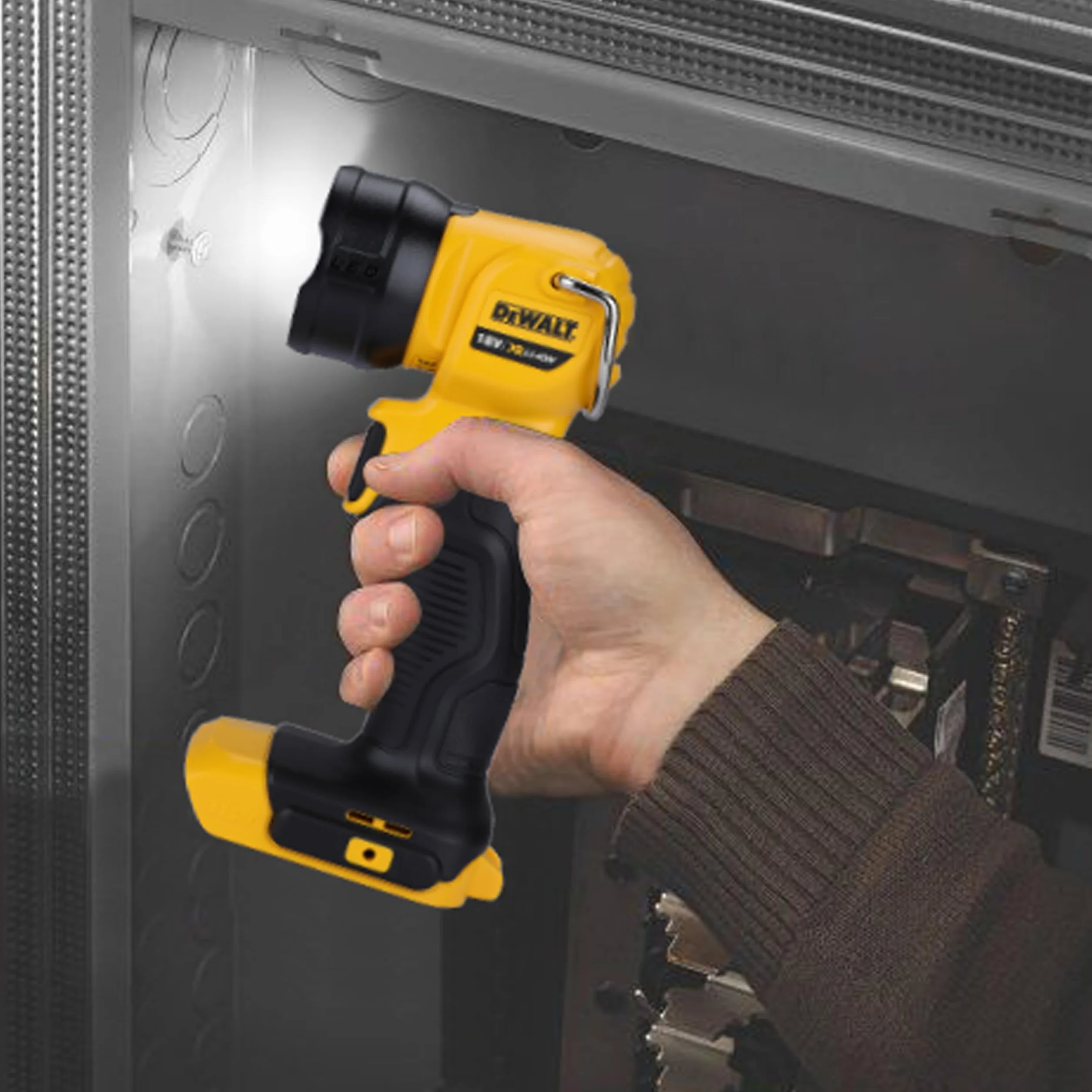 DEWALT Profesjonalny Latarka cabeza rotativa xr 18v bez ładowarka/akumulator dla profesjonalistów i majsterkowiczów do pracy profesjonalnej 18v