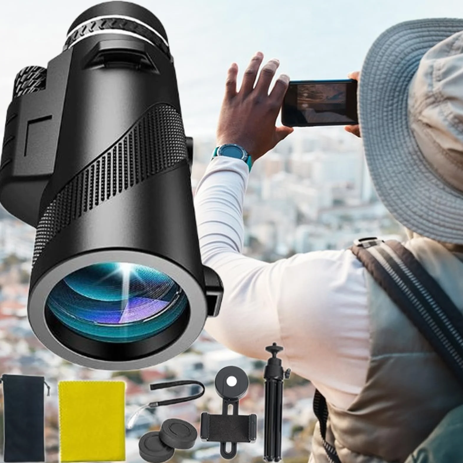 Teleskop STAR SCOPE MONOCULL 80x przenośny do obserwacji zwierząt
