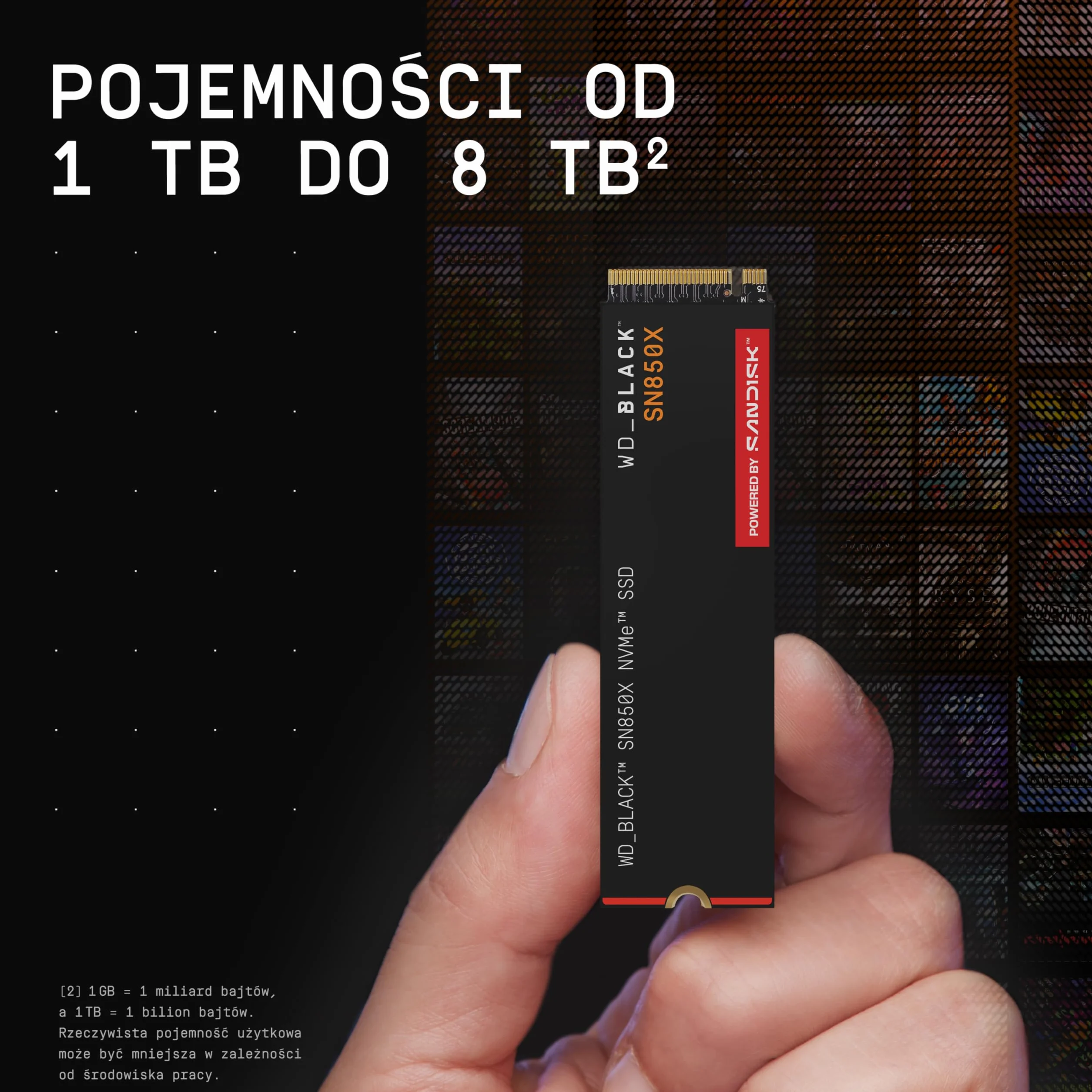WD_BLACK SN850X SSD M.2 2280 NVMe 8TB PCIe Gen4 Gaming Expansion