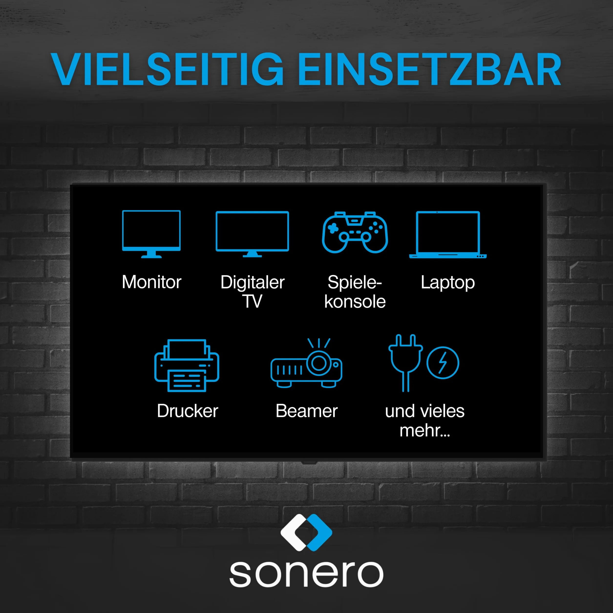 sonero Kabel zasilający, 2-biegunowy, 2,00 m, wtyczka euro typu C, wtyczka sieciowa do gniazda IEC C7 Euro 8, kąt 90°, zasilacz sieciowy kabel do telewizora, PS5, PS4, PS3, urządzeń gospodarstwa