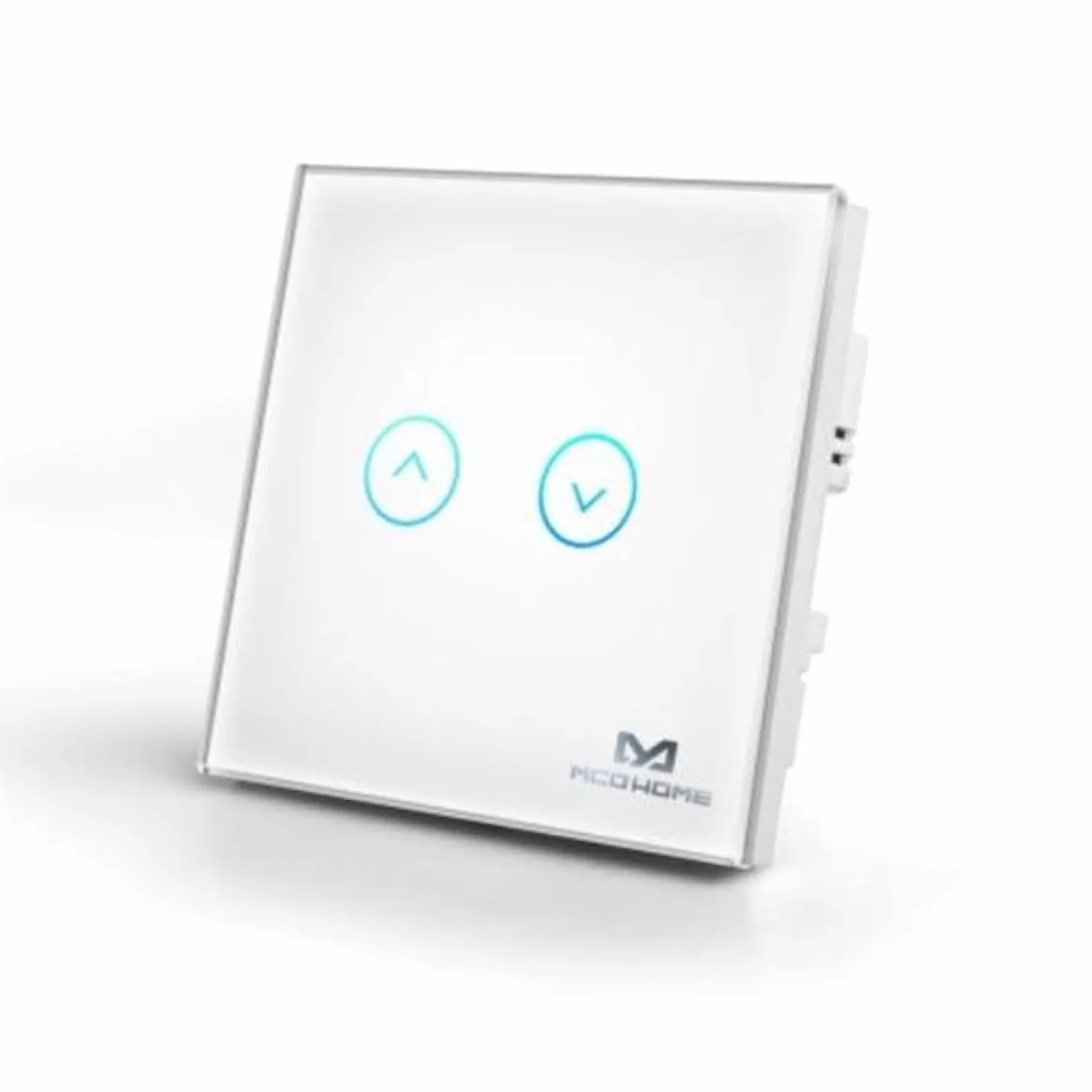 MCO Home Z-Wave MH-C321 szklany panel dotykowy do rolet, bezprzewodowy, standard brytyjski, MH-C321