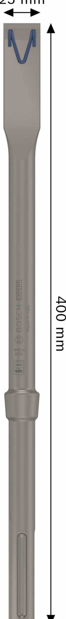 Bosch 10x Dłuto płaskie EXPERT SDS max-8C (do Beton, Cegła, Długość 400 mm, Professional Akcesoria Młot udarowo-obrotowy)