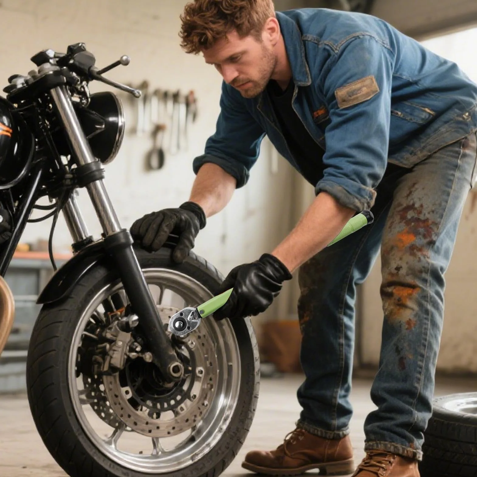 Klucz Dynamometryczny Do Kół 1/2 Duży Klucz Dynamometryczny Do Pojazdów | Precyzyjne Narzędzie Warsztatowe Do Pojazdów Motocykli Maszyn Rowerów