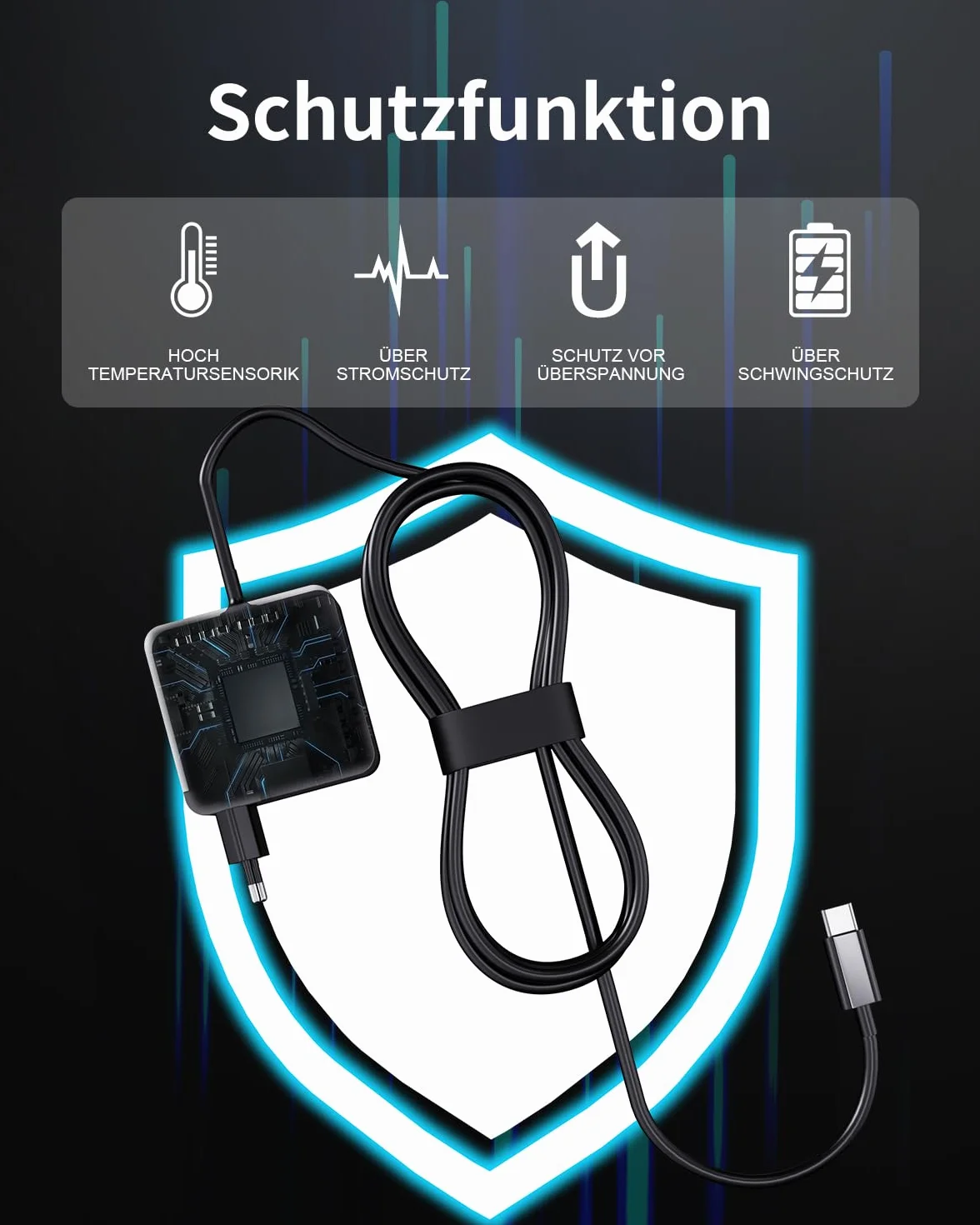 Ładowarka USB C 65 W do DJI Neo, Air 3, Mavic 3, Osmo Pocket, Action, gogle