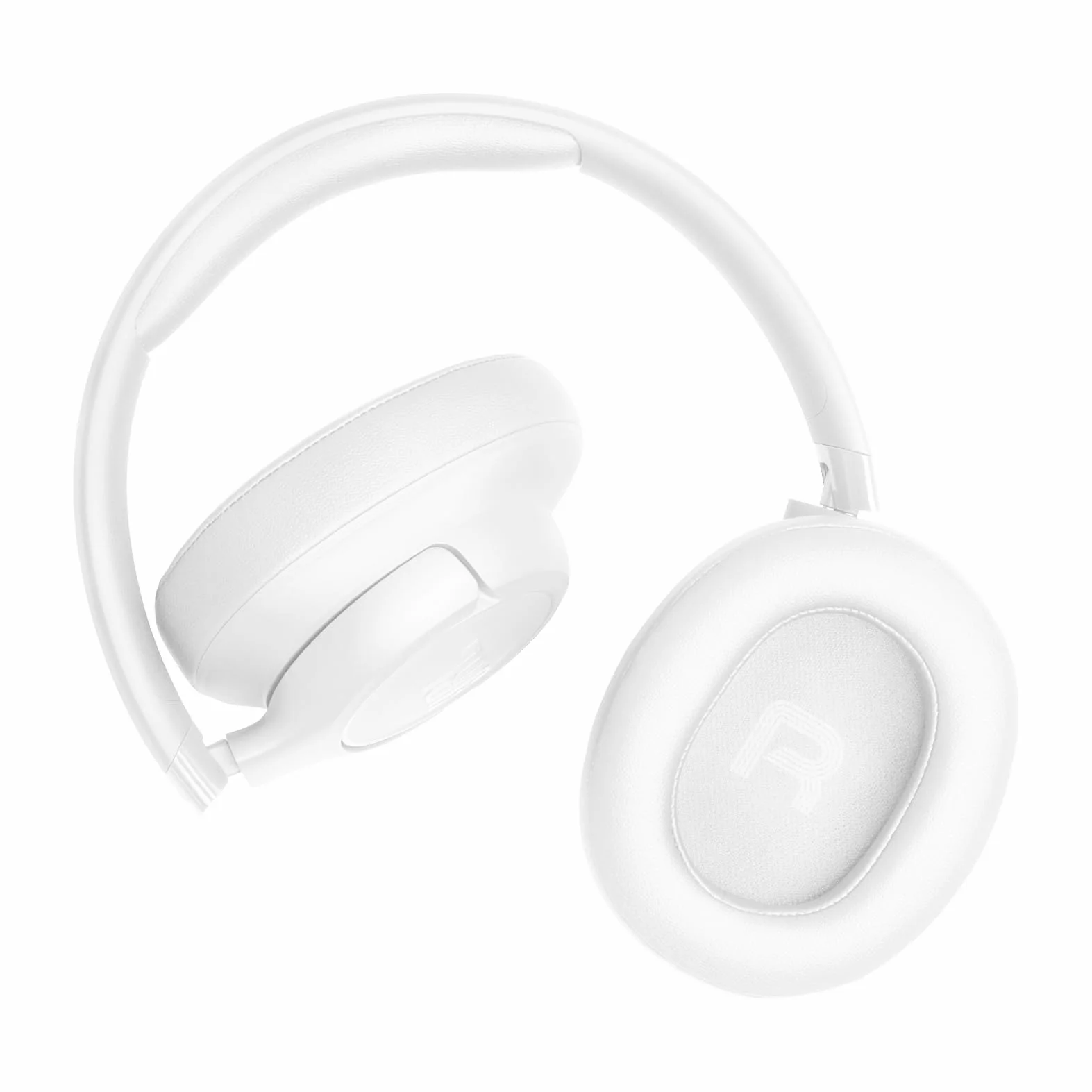JBL Tune 730 BT Bezprzewodowe Słuchawki Wokółuszne Bluetooth 6.0, 76h Baterii, Składane, Pure Bass, Białe