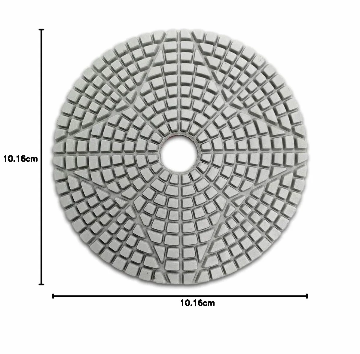 SHDIATOOL 3-stopniowe diamentowe podkładki polerskie, 9 szt., średnica 10 cm, najwyższej jakości tarcze szlifierskie do kamienia marmurowego
