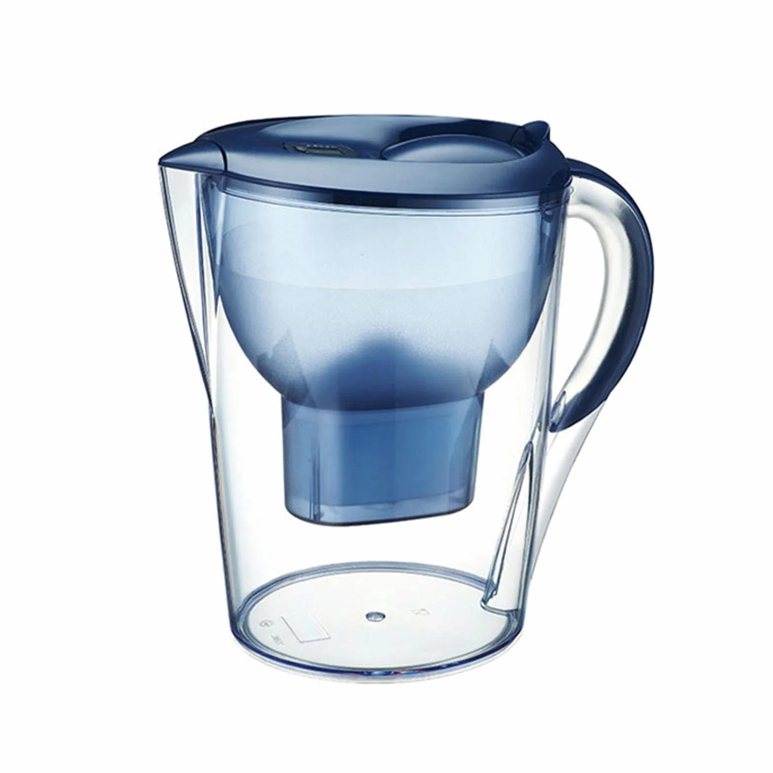 Dzbanek do filtrowania wody na lodówkę, dzbanek filtrujący do wody 3,5 l, filtry do wody, redukcja mikroplastyczna, chlor, zanieczyszczenia wapienne, wkład chłodzący wodą,