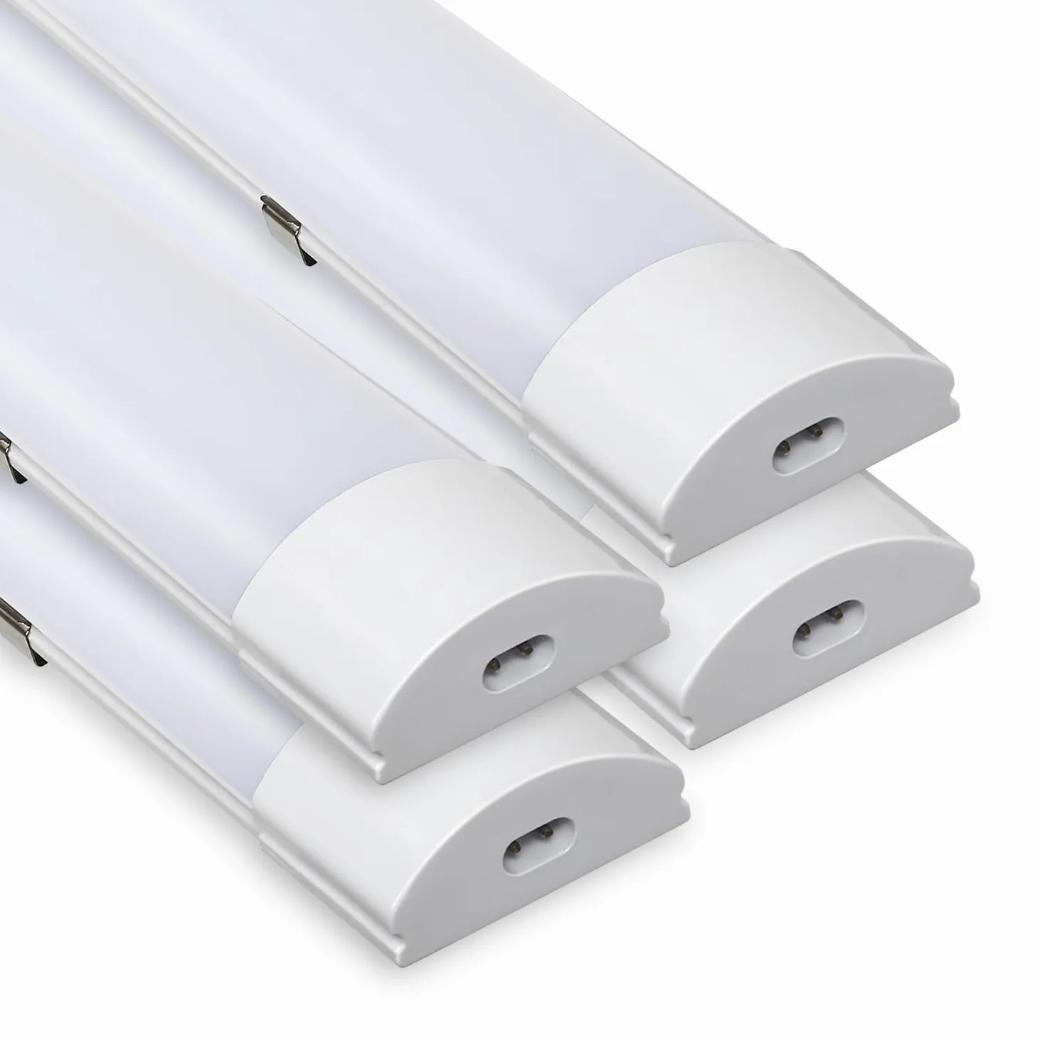 Sonnewelt Lampa LED do wilgotnych pomieszczeń, 150 cm, 4 szt., 4000 K, neutralna biel, 48 W, IP65, wodoodporna, do warsztatu, do garażu, piwnicy, biura, magazynu