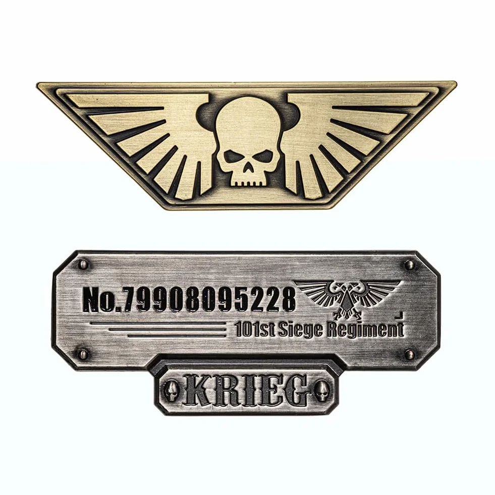 Starforged Astra Militarum Death Korps of Krieg Siege Regiment BackPack Warhammer 40K torba na komputer, brązowa, średnia, klasyczna, Brązowy, M, Klasyczny