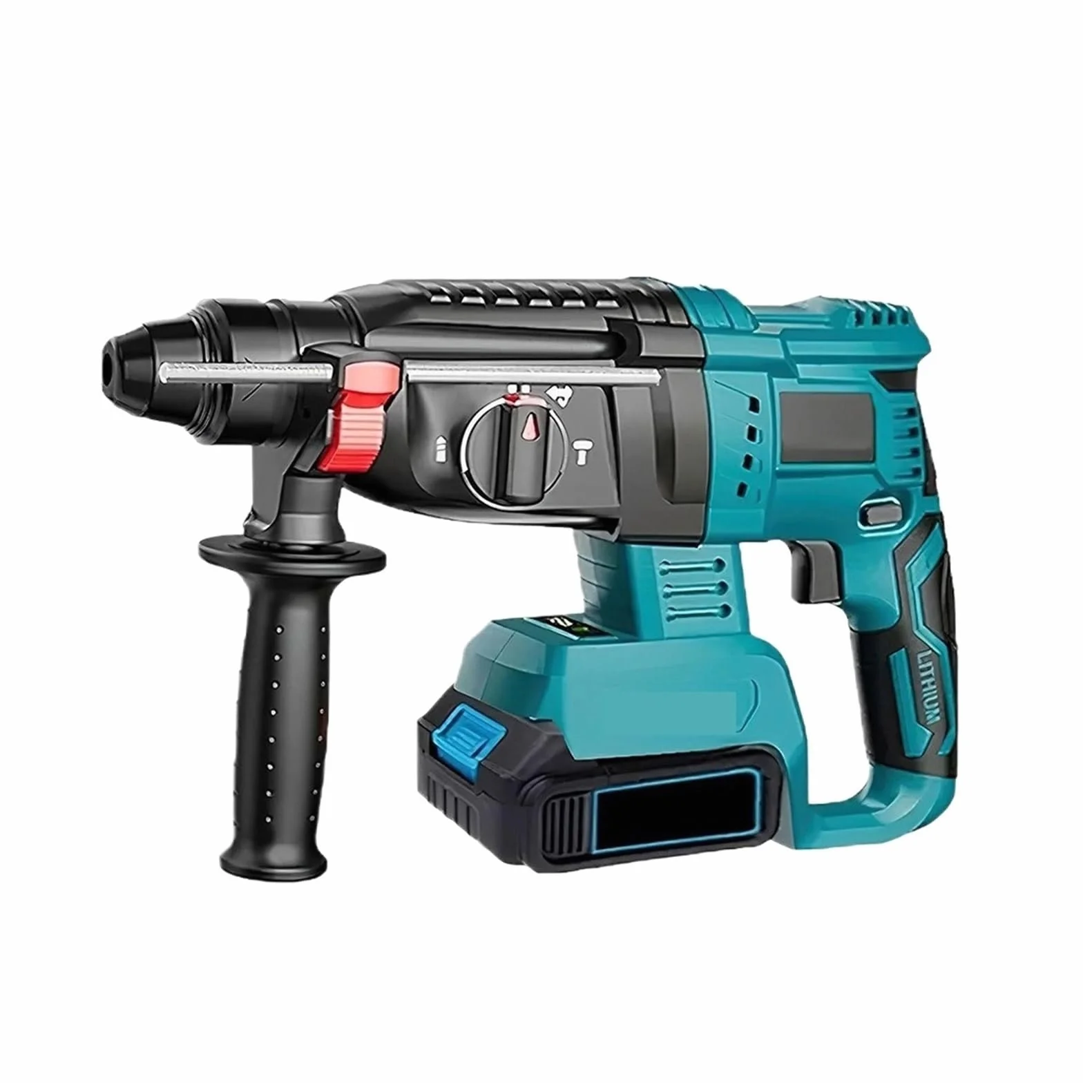 Wiertarka Udarowa 27mm Bezszczotkowy Elektryczny Młot Udarowy Wiertarko-wkrętarka Udarowa SDS Plus Chuck Bezprzewodowe Elektronarzędzia Do Akumulatora 18 V(With 1XBattery)