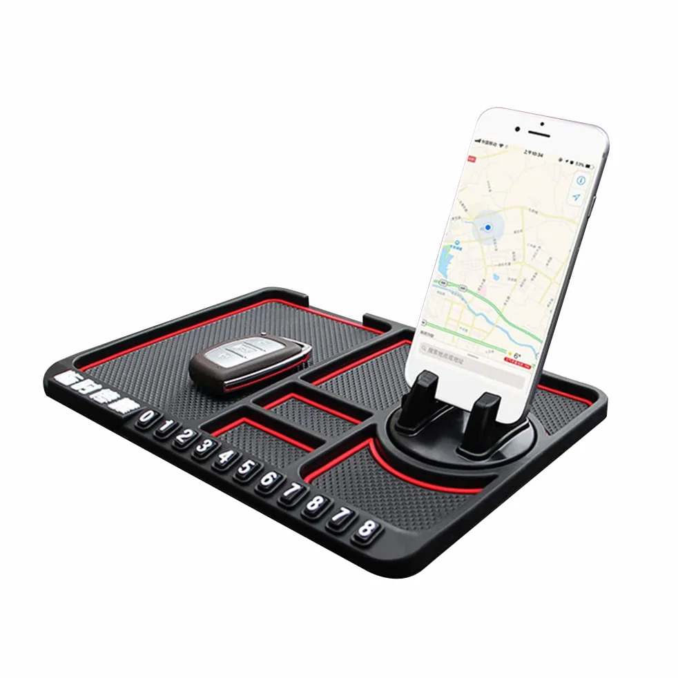 Deska Rozdzielcza Mata Antypoślizgowa na Telefon Uchwyt Samochodowy Panel Parkingowy