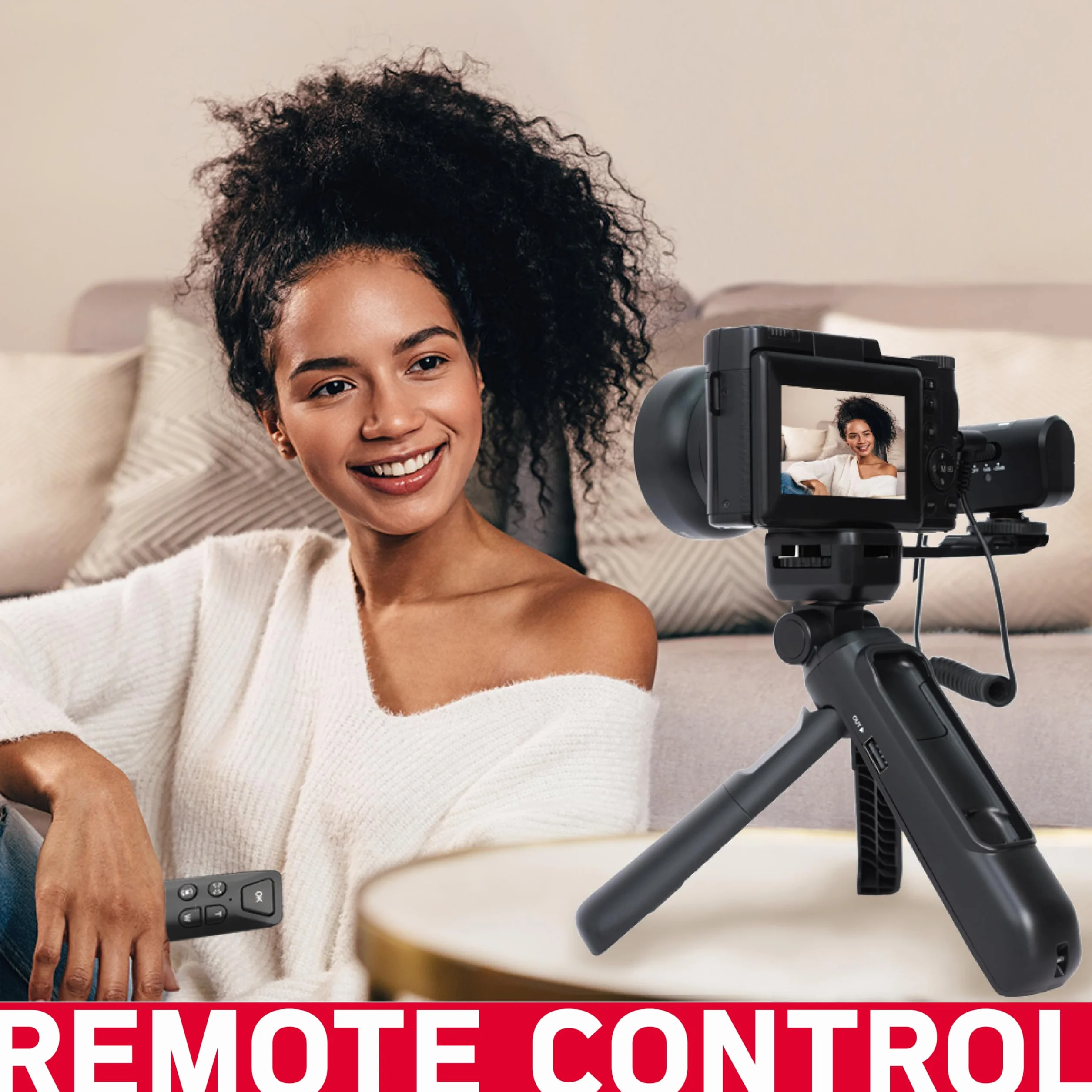 AgfaPhoto Realishot VLG-4K kamera 24 MP 4K 3-calowy ekran LCD 16-krotny zoom cyfrowy czujnik CMOS czarny