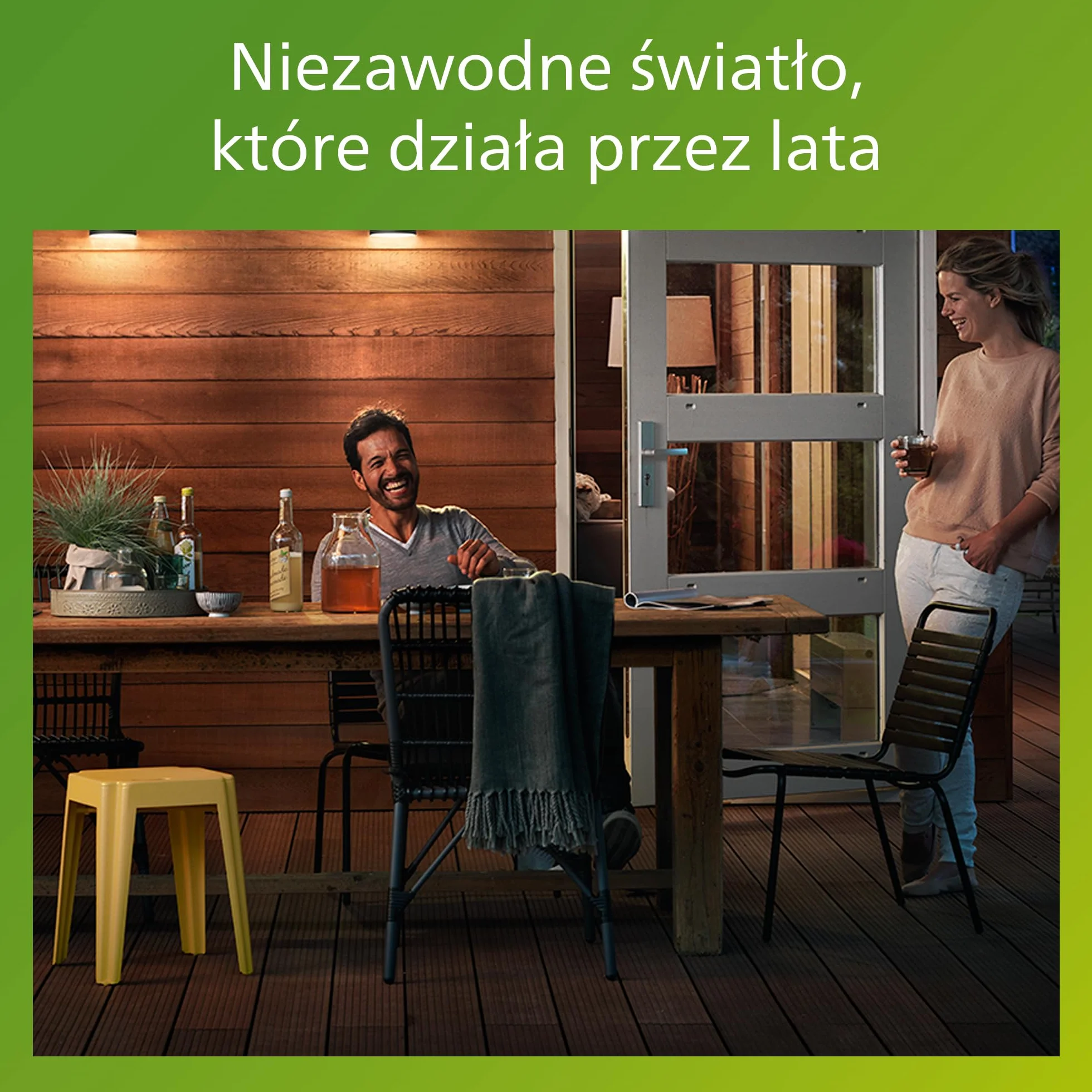Philips Lois Zewnętrzna Lampa Floodlight z Czujnikiem, 50 W, 3000 K, Czarna