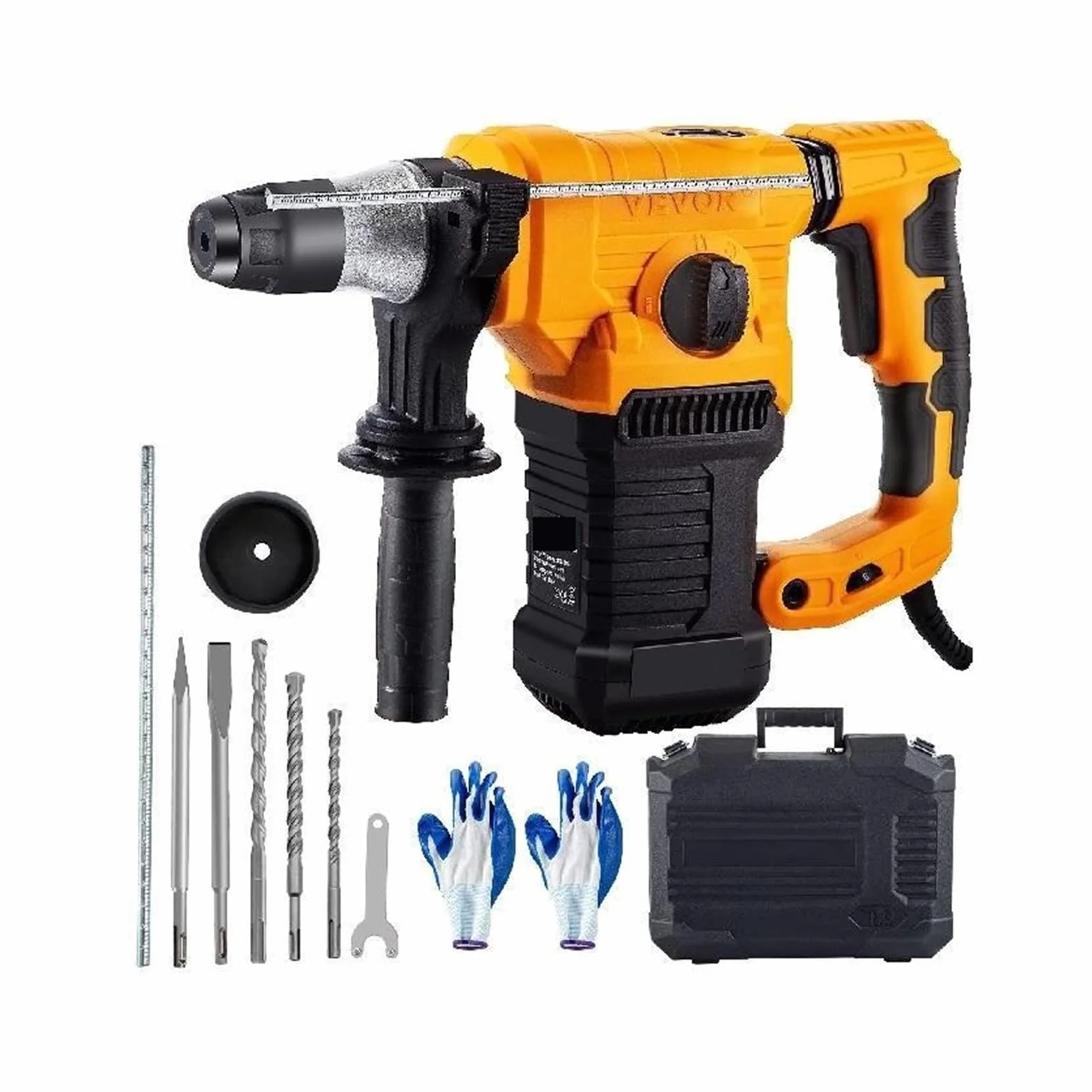 Wiertarka udarowa 1500W Max wiercenie 32mm SDS Plus rozbiórka elektryczna wiertarka udarowa do betonu 4 tryby