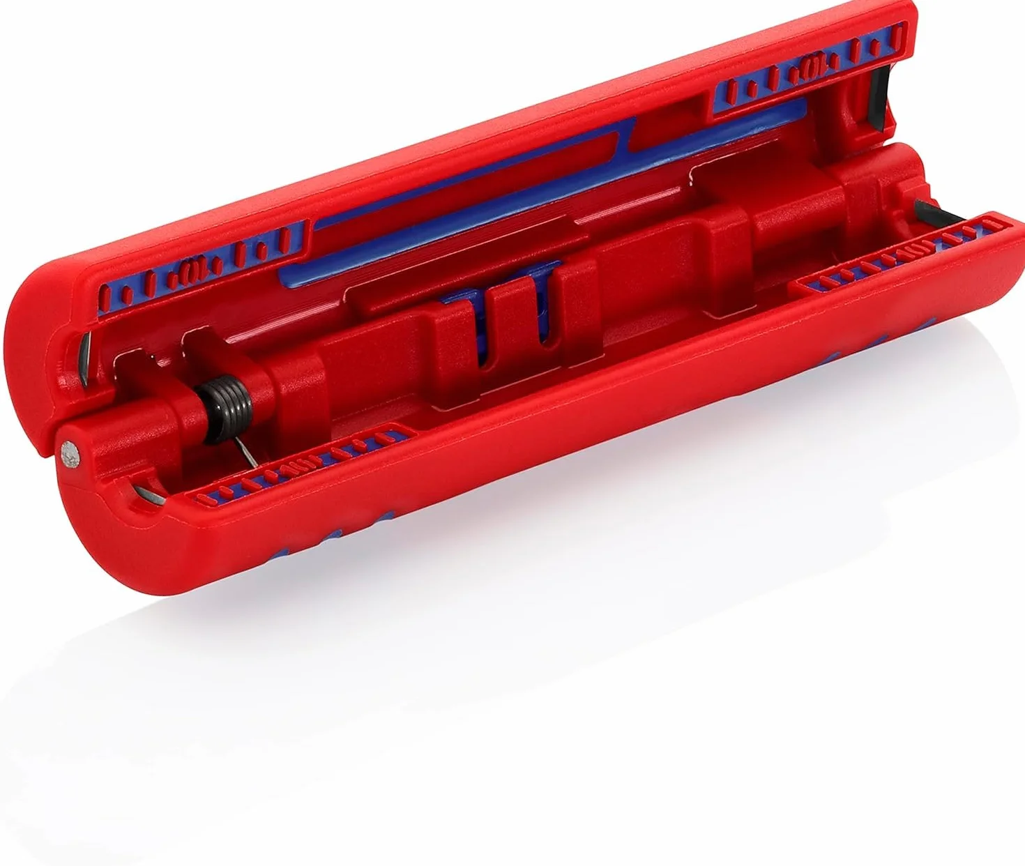 KNIPEX Narzędzie do ściągania izolacji kabli koncentrycznych uniwersalne w blister 100 mm, 16 60 100 SB