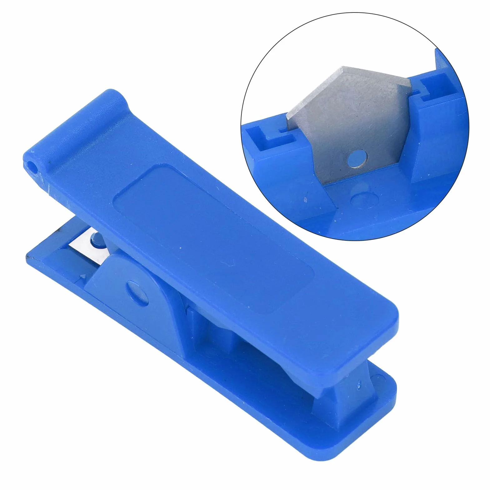 3 szt. Obcinak do Rur 1/8 do 3/4 Cala Obcinak do Rur PTFE Narzędzie do Cięcia Węża ze Stali Nierdzewnej Obcinak do Rur PVC do Rur Nylonowych PVC PU (BLUE)