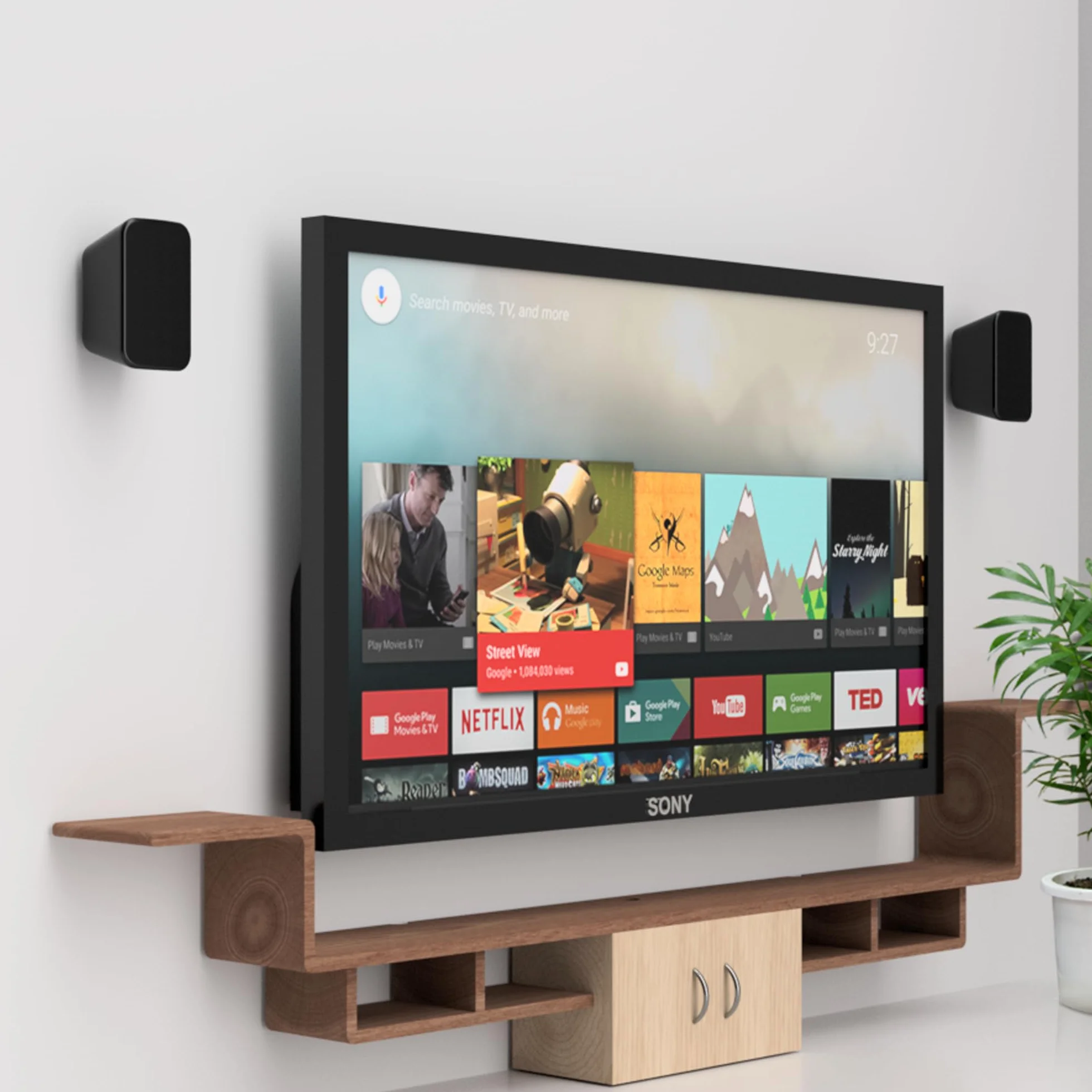 Uniwersalne wsporniki głośnikowe do montażu ściennego Logitech Z906 Panasonic Bose Sonos Yamaha Samsung Sony Klipsch