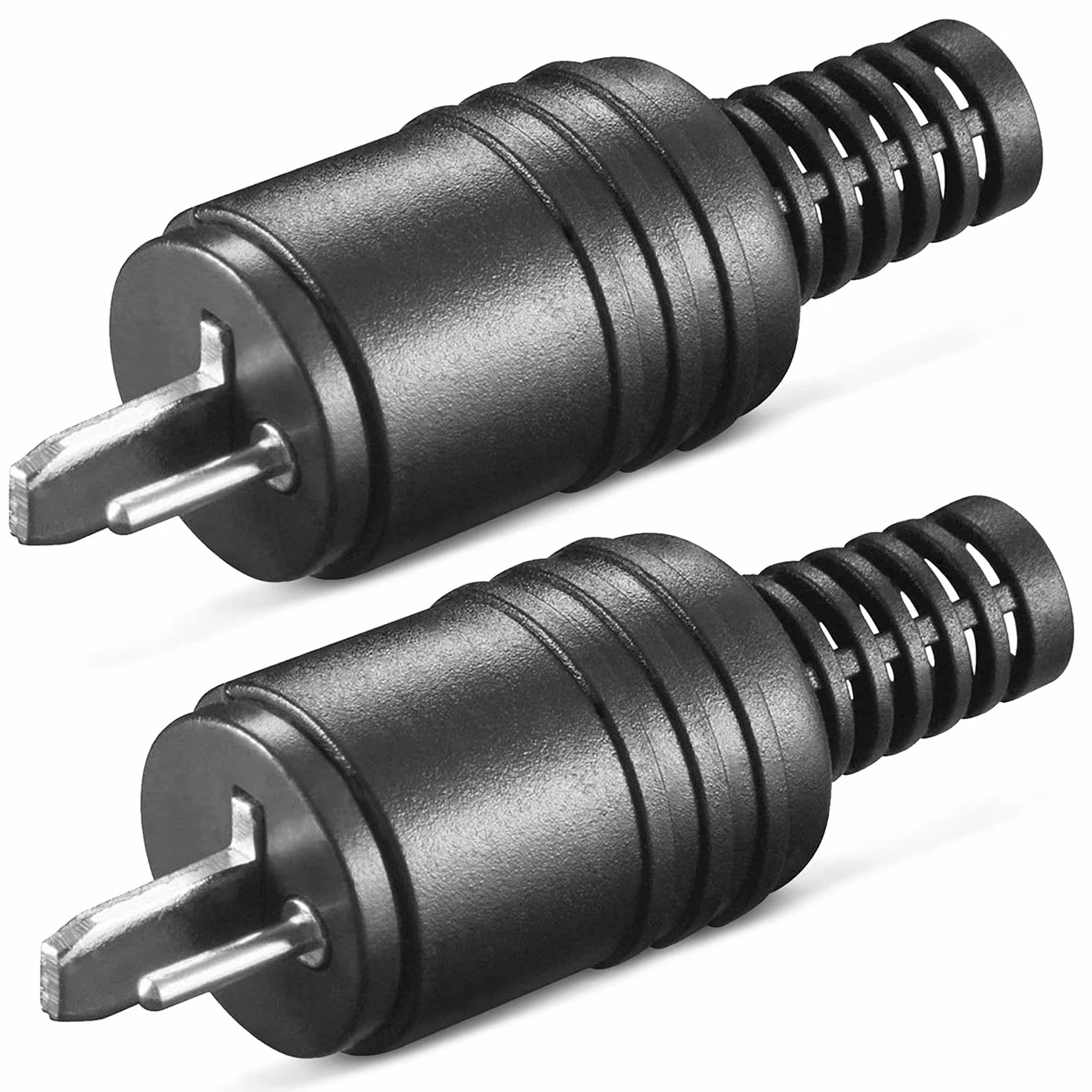 Wtyczka głośnikowa z przyłączem śrubowym 2,2 mm czarna
