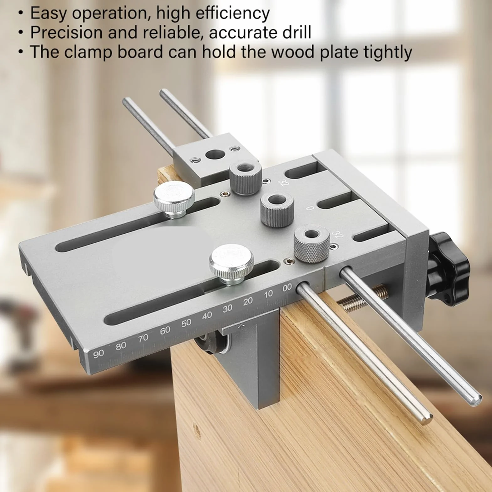 Dowel Jig kołkownica 3w1, na kołki 6 mm, 8 mm, 10 mm, 15 mm, obróbka drewna, samocentrująca prowadnica do szablonów kołkowych, zestaw prowadnic z akcesoriami, wysoka precyzja