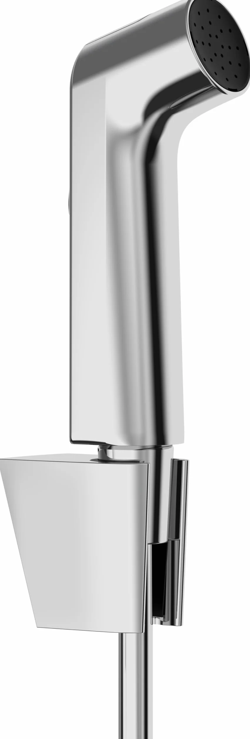 hansgrohe główka prysznicowa Bidette S z 1-strumieniowa oszczędność wody (EcoSmart), z uchwyt prysznicowy oraz wąż prysznicowy 1,25 m, bez zawór odcinający, chrom, 29238000