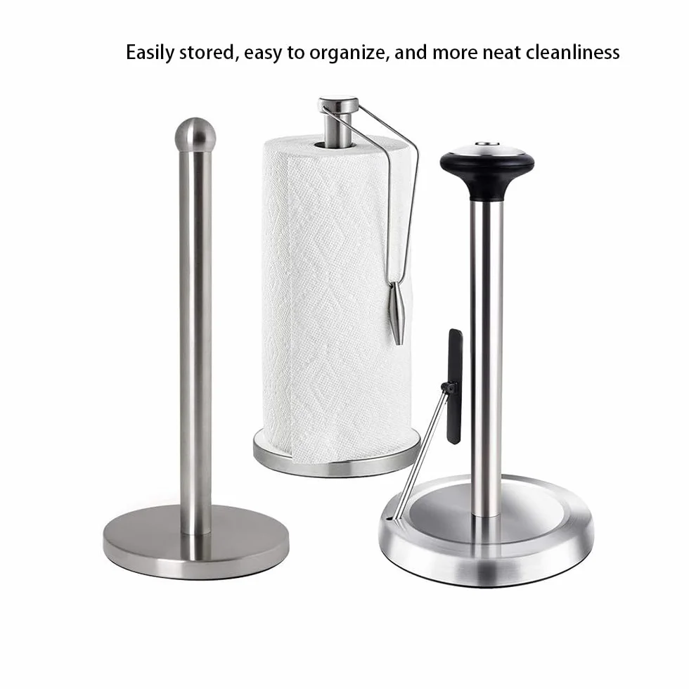 uchwytnik rolki papieru toaletowego, Srebrny uchwyt na pudełko chusteczki łazienkowe, wolnostojący, wiele rozmiarów