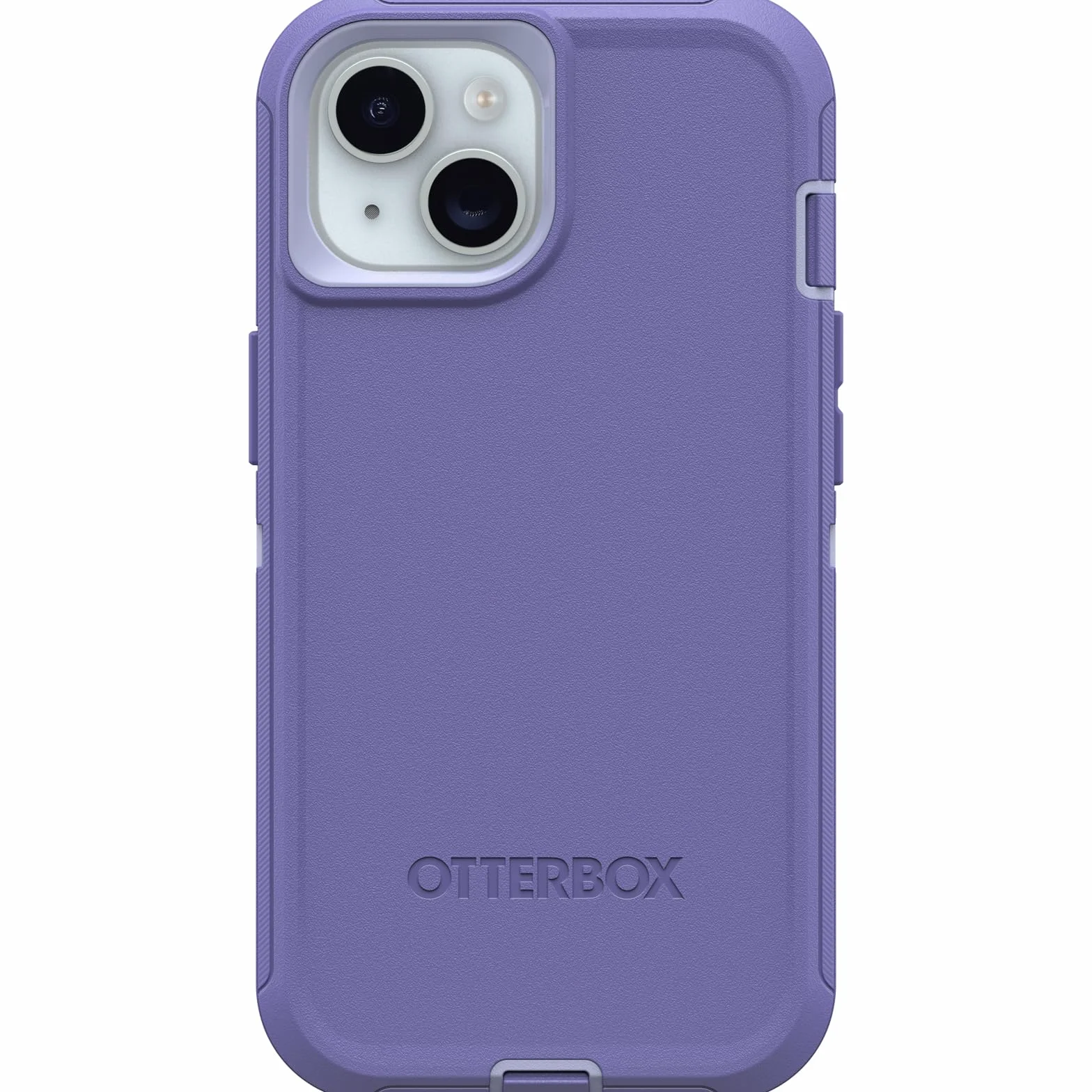 OtterBox Defender Etui iPhone 15 14 13 Mountain Majesty Fioletowe Wytrzymałe Ochrona Portu Podpórka Klips